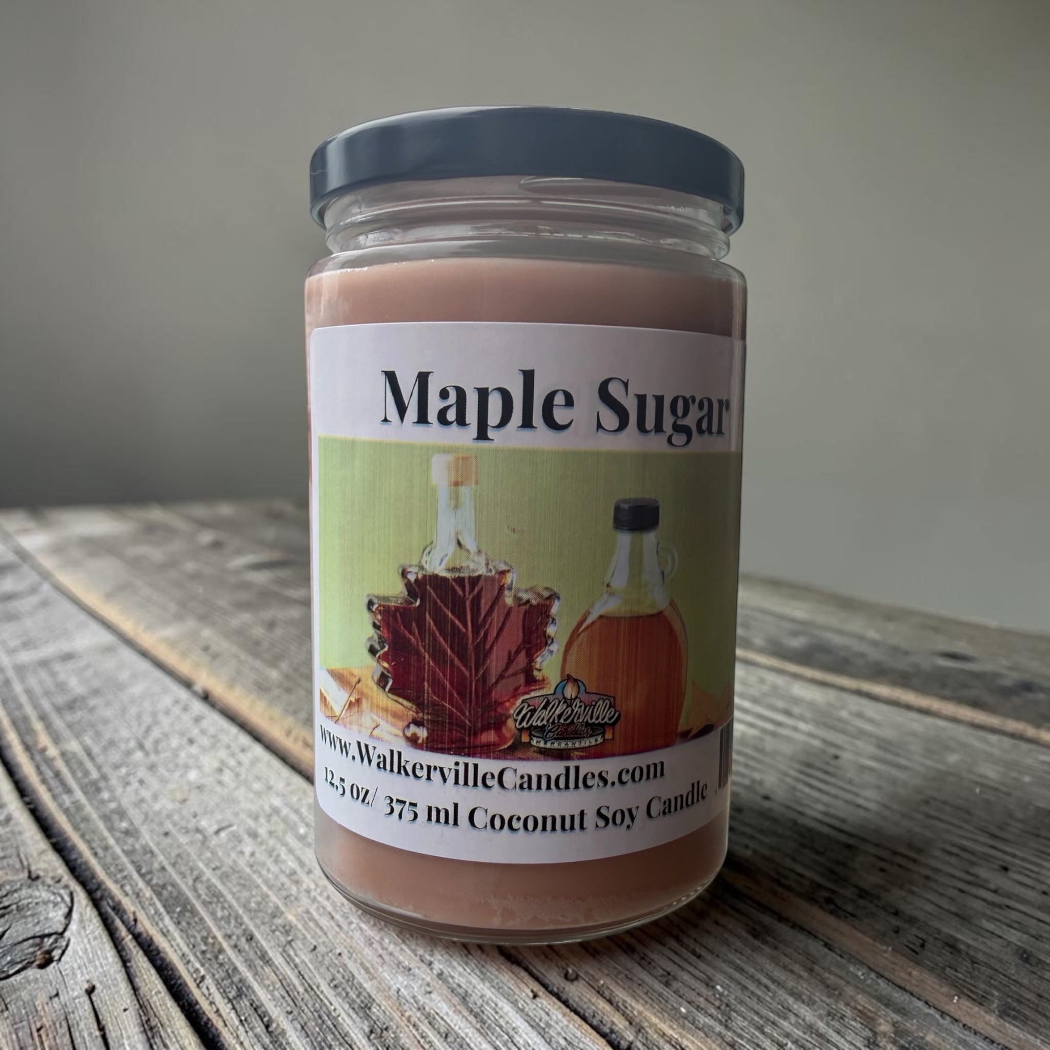 Maple Sugar Coconut Soy 12.5 oz/ 375 ml Candle Wood Wick