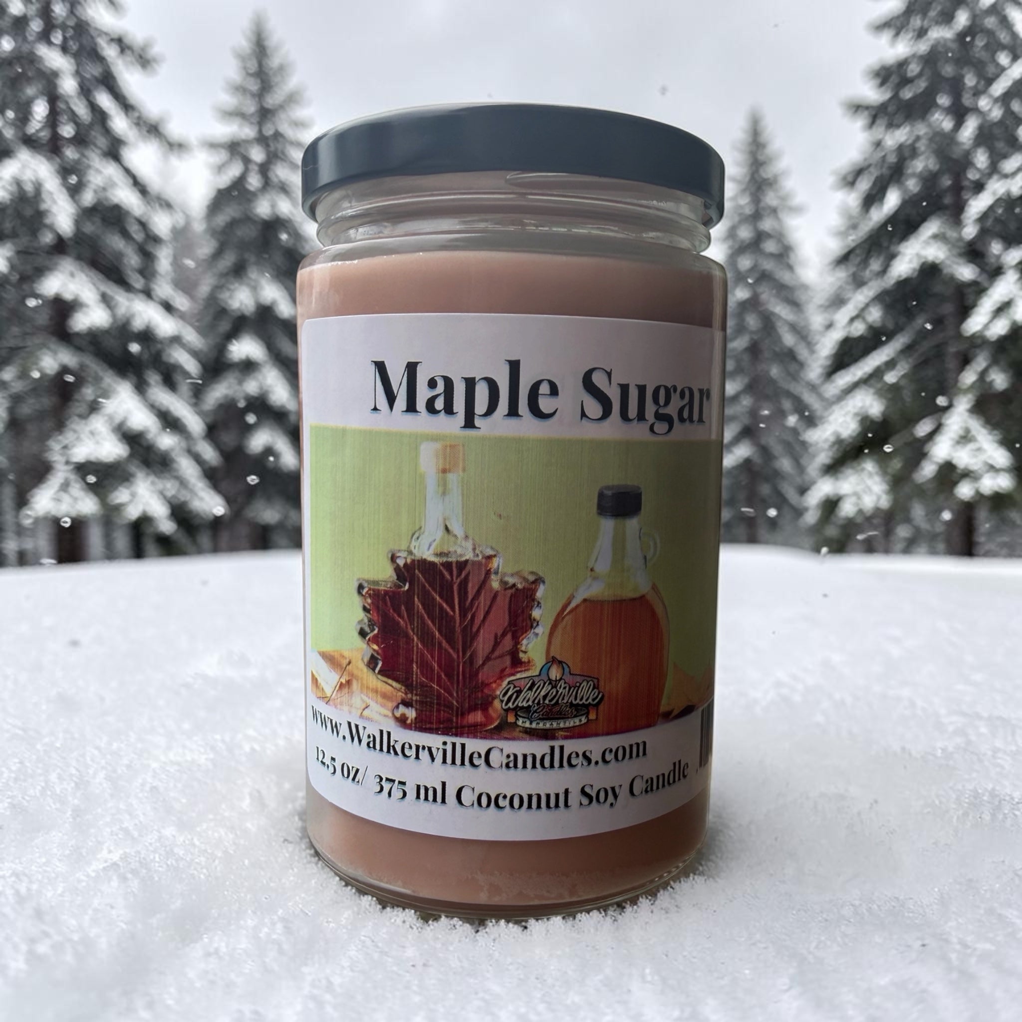 Maple Sugar Coconut Soy 12.5 oz/ 375 ml Candle Wood Wick