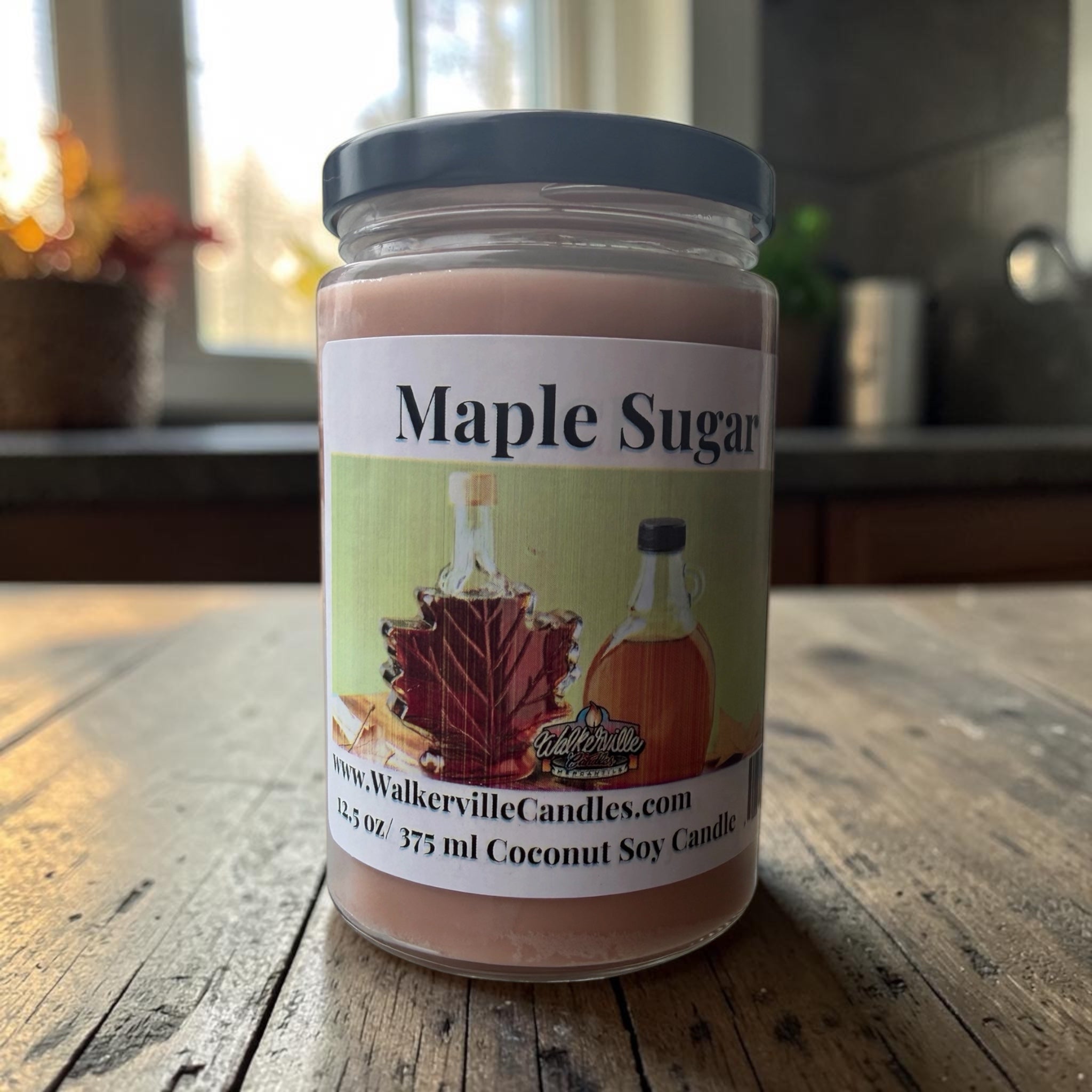 Maple Sugar Coconut Soy 12.5 oz/ 375 ml Candle Wood Wick