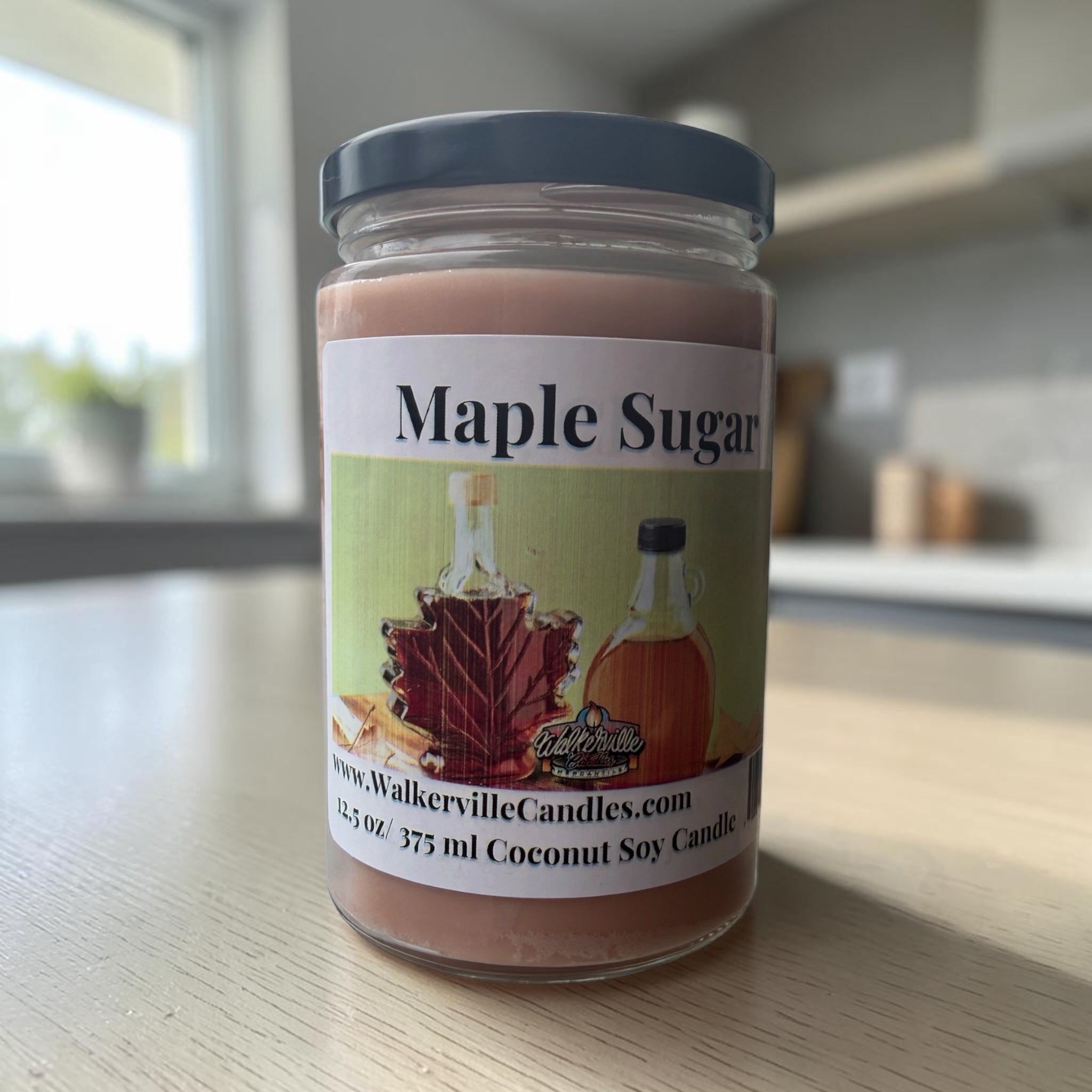 Maple Sugar Coconut Soy 12.5 oz/ 375 ml Candle Wood Wick