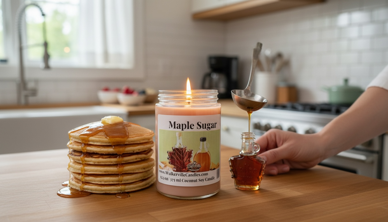 Maple Sugar Coconut Soy 12.5 oz/ 375 ml Candle Wood Wick