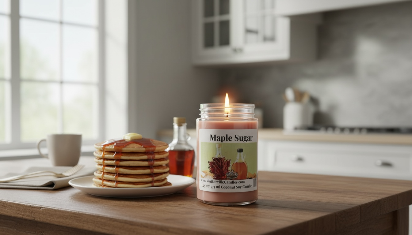 Maple Sugar Coconut Soy 12.5 oz/ 375 ml Candle Wood Wick
