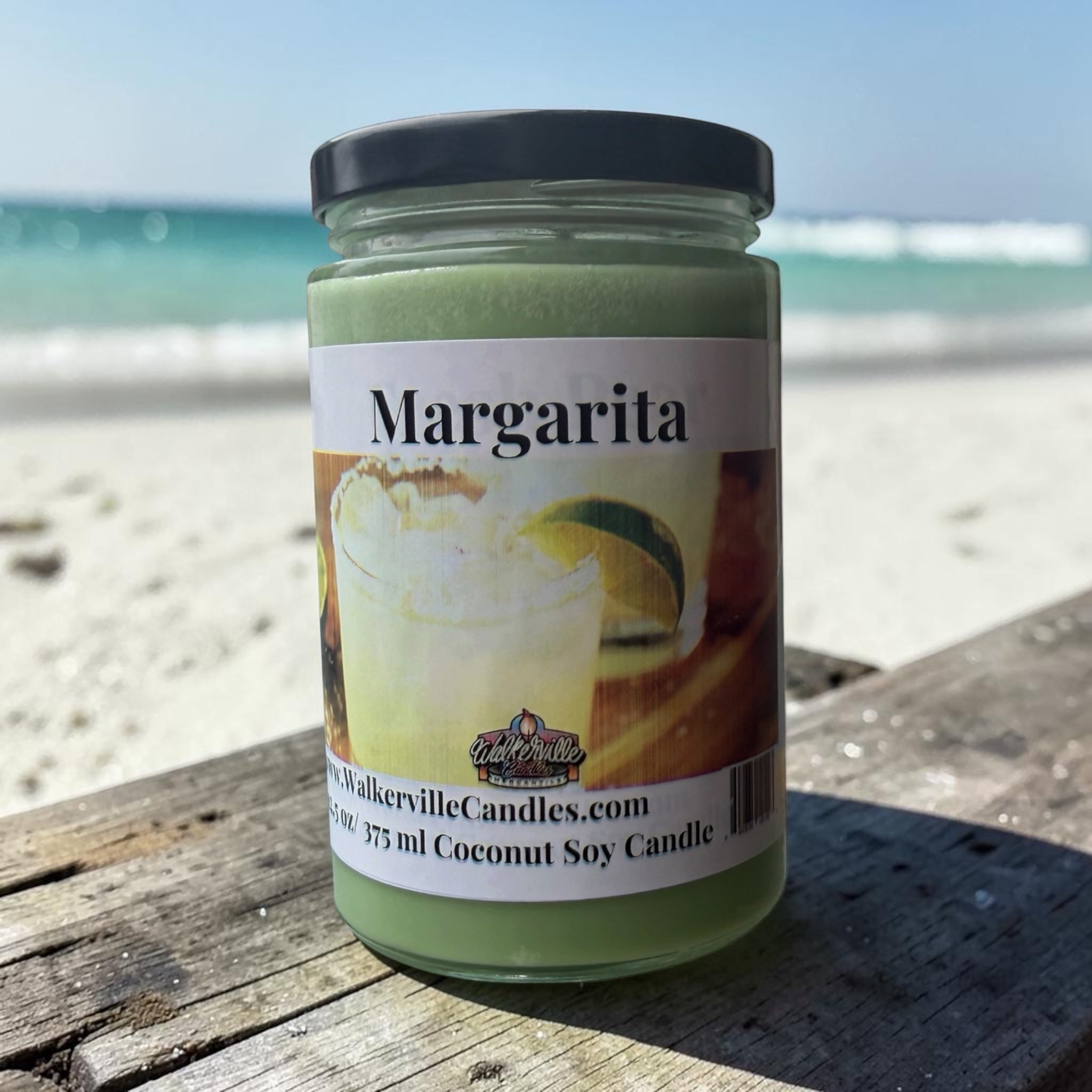 Margarita Coconut Soy 12.5 oz/ 375 ml Candle Wood Wick