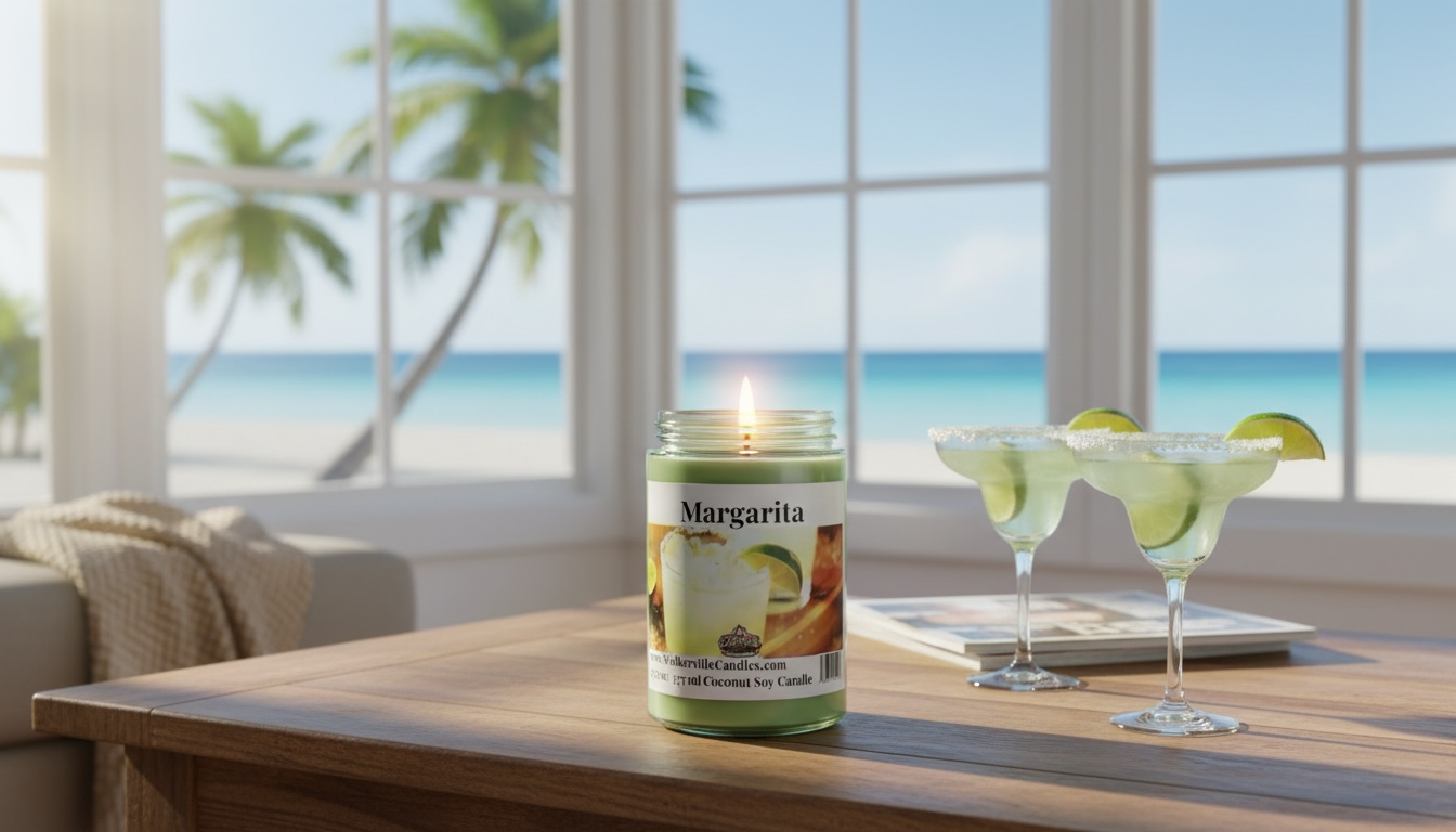Margarita Coconut Soy 12.5 oz/ 375 ml Candle Wood Wick