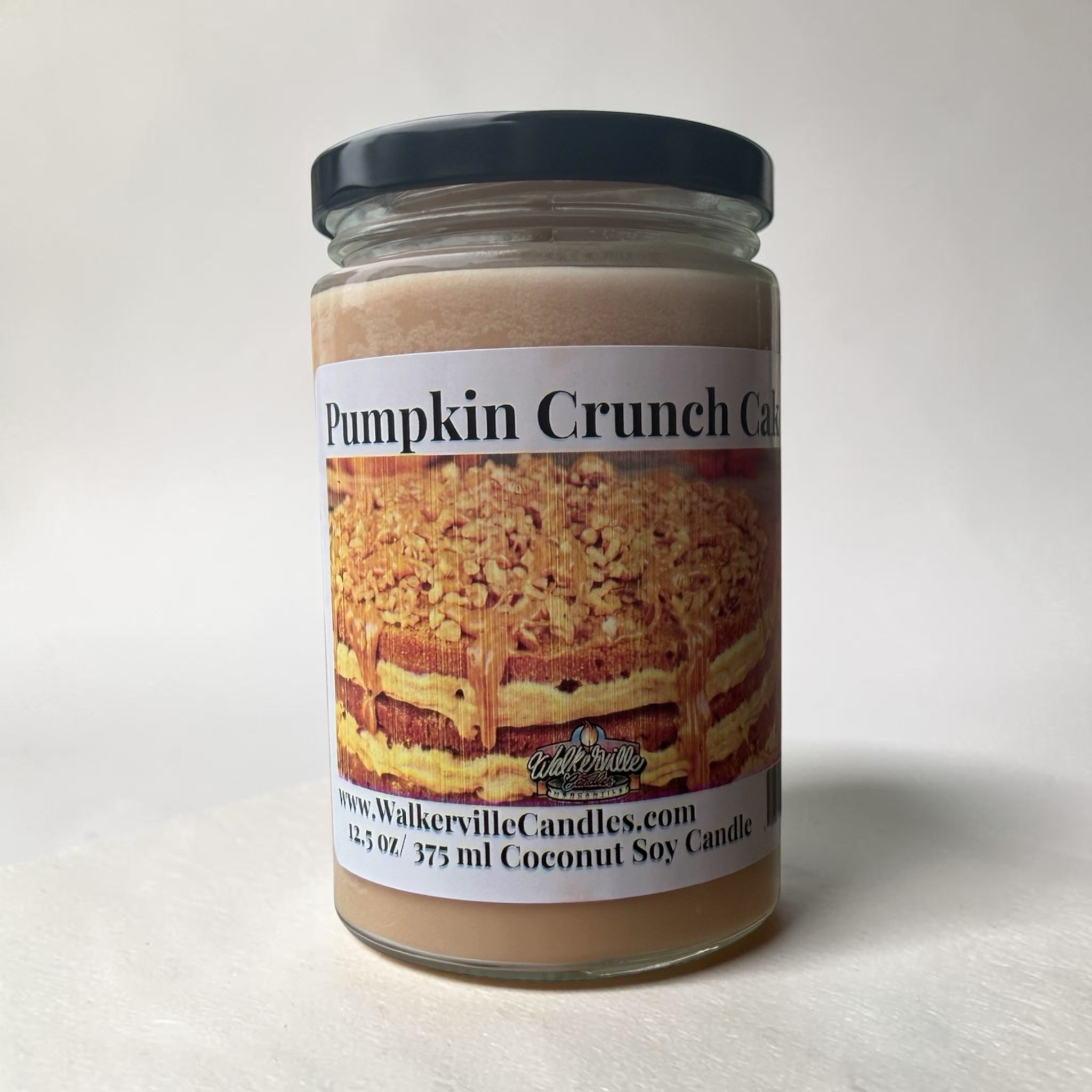 Pumpkin Crunch Cake Coconut Soy 12.5 oz/ 375 ml Candle Wood Wick