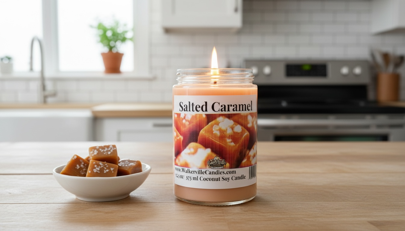 Salted Caramel Coconut Soy 12.5 oz/ 375 ml Candle