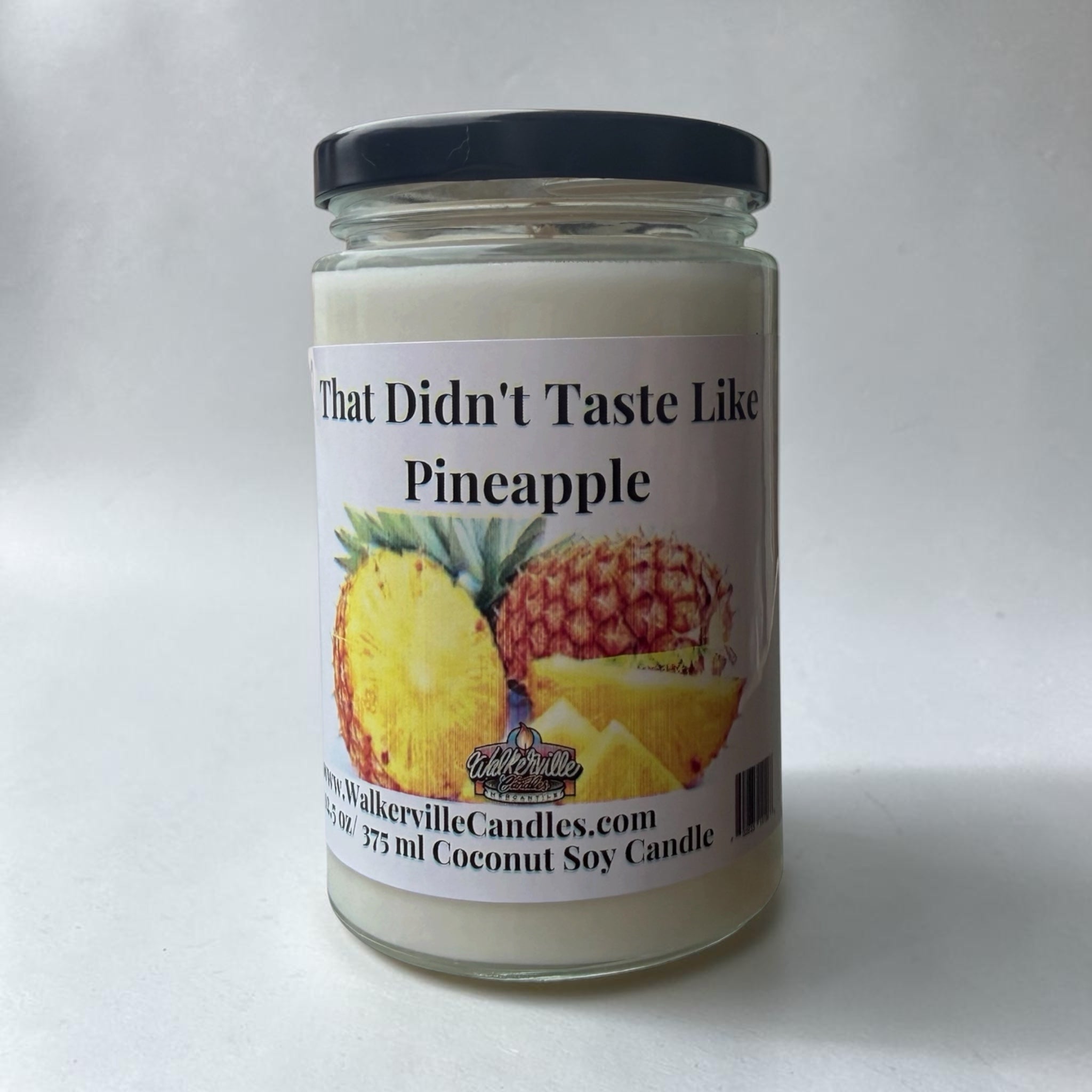That Didn't Taste Like Pineapple Coconut Soy 12.5 oz/ 375 ml Candle Wood Wick