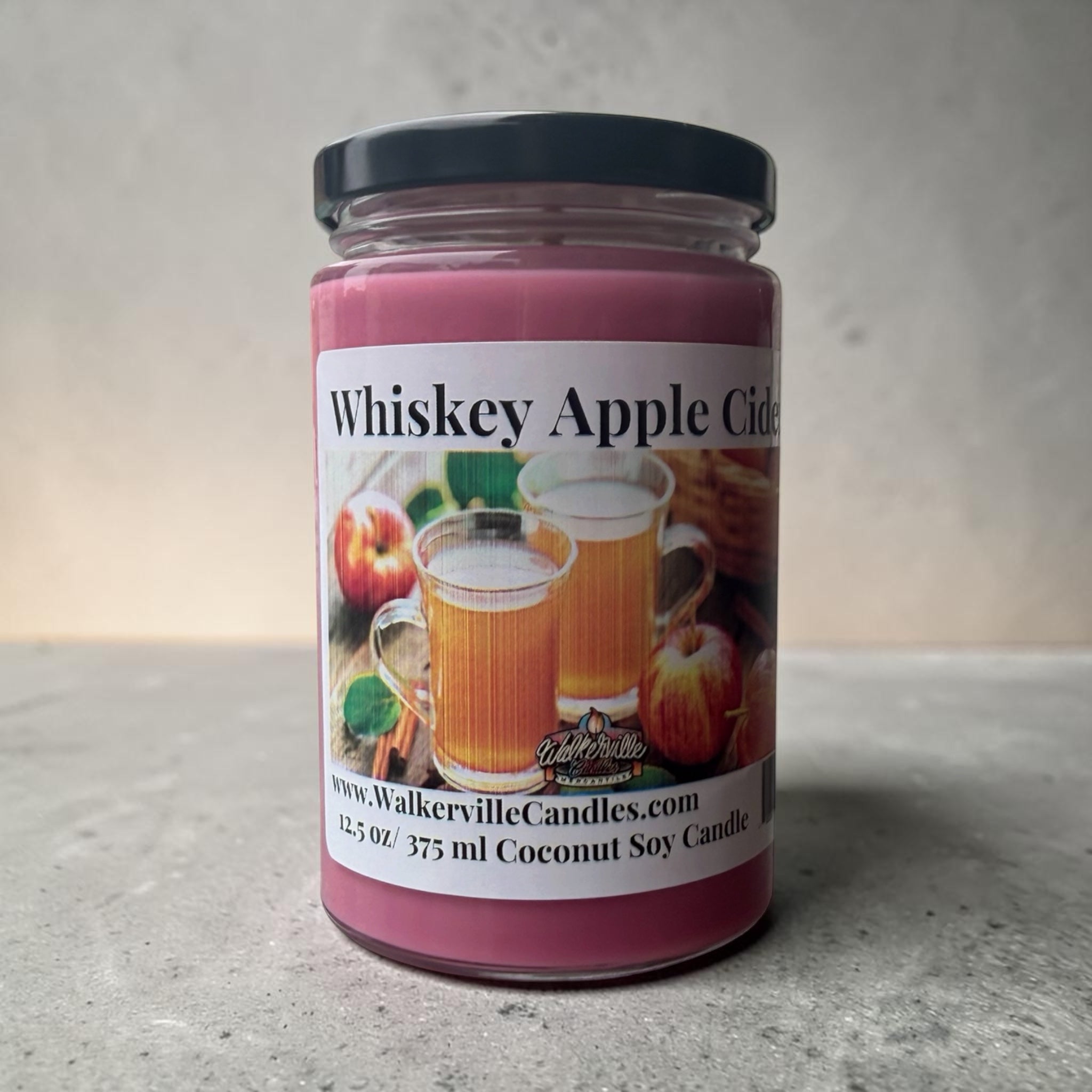 Whiskey Apple Cider Coconut Soy 12.5 oz/ 375 ml Candle