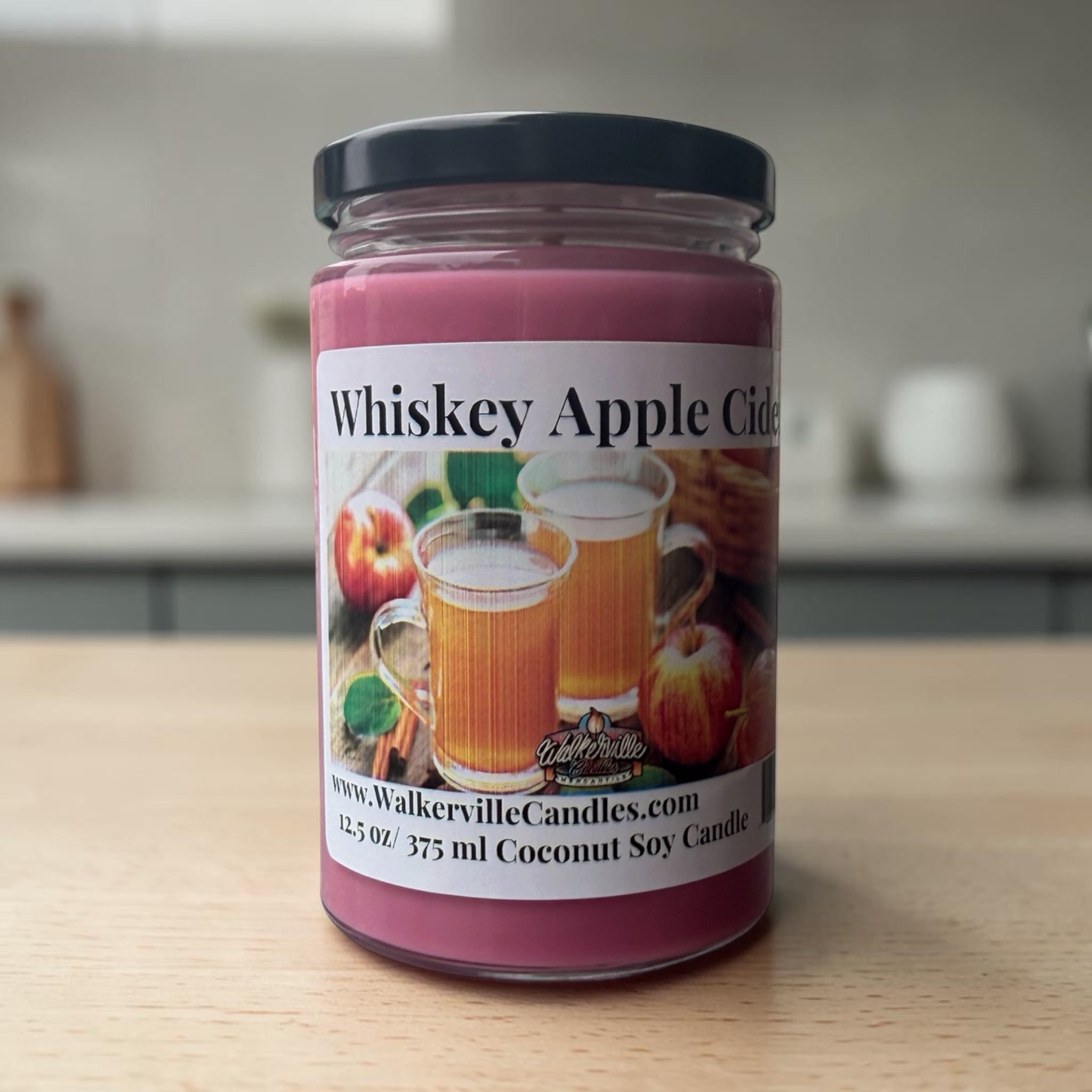 Whiskey Apple Cider Coconut Soy 12.5 oz/ 375 ml Candle