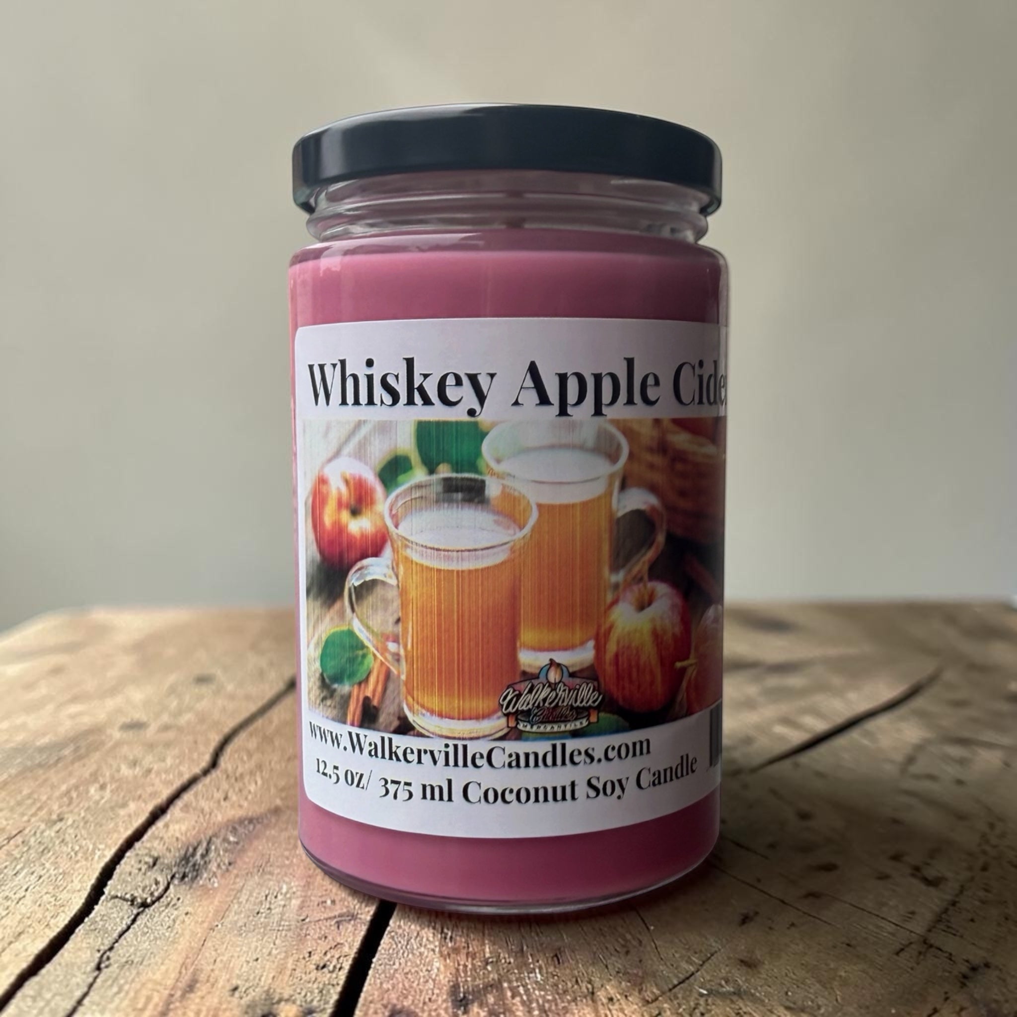 Whiskey Apple Cider Coconut Soy 12.5 oz/ 375 ml Candle