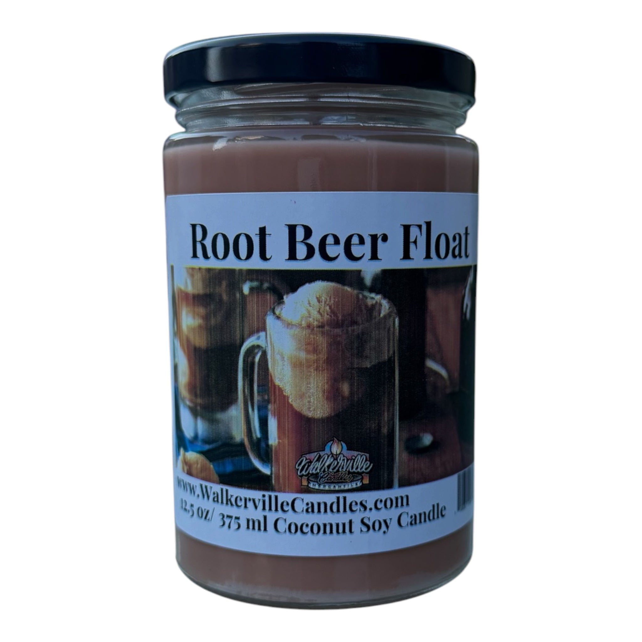 Root Beer Float Coconut Soy 12.5 oz/ 375 ml Candle Wood Wick