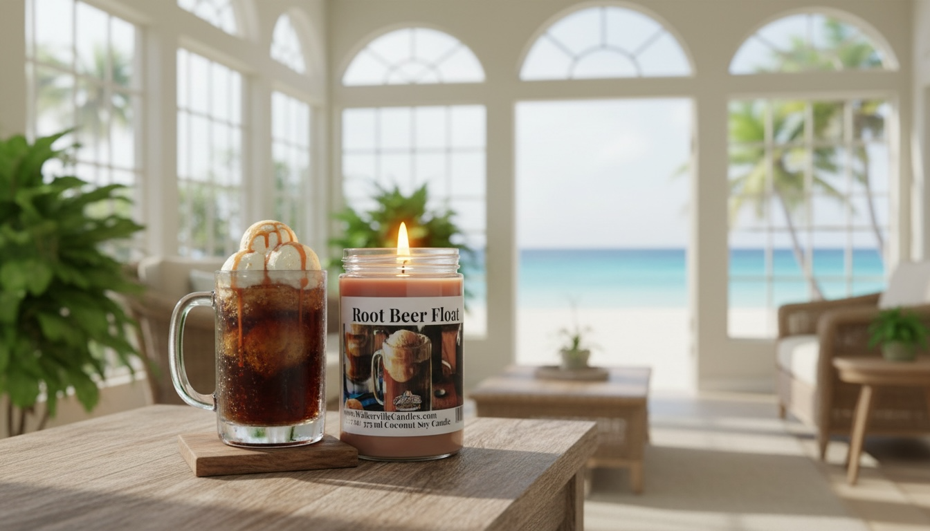 Root Beer Float  Coconut Soy 12.5 oz/ 375 ml Candle