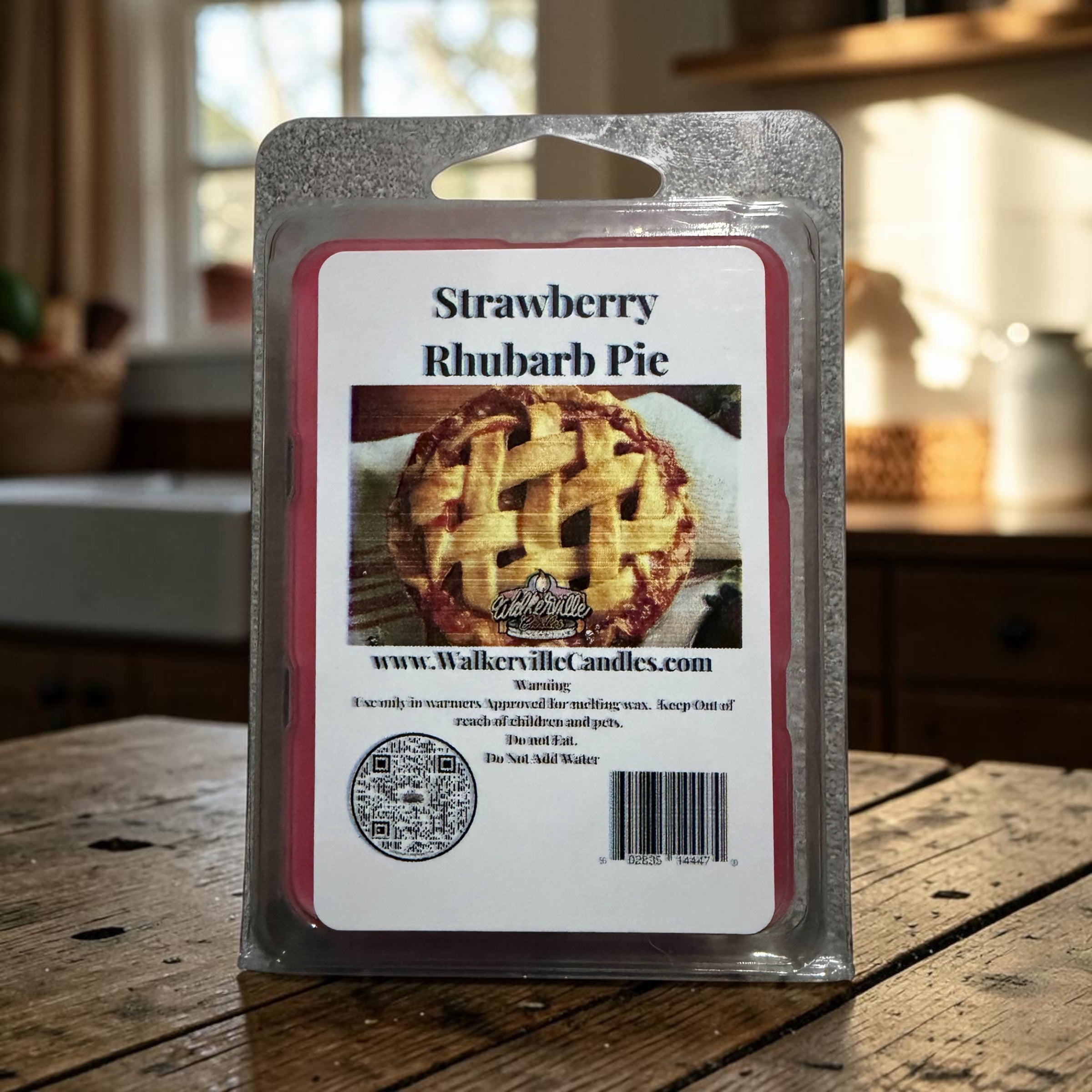Strawberry Rhubarb Pie Wax Melt
