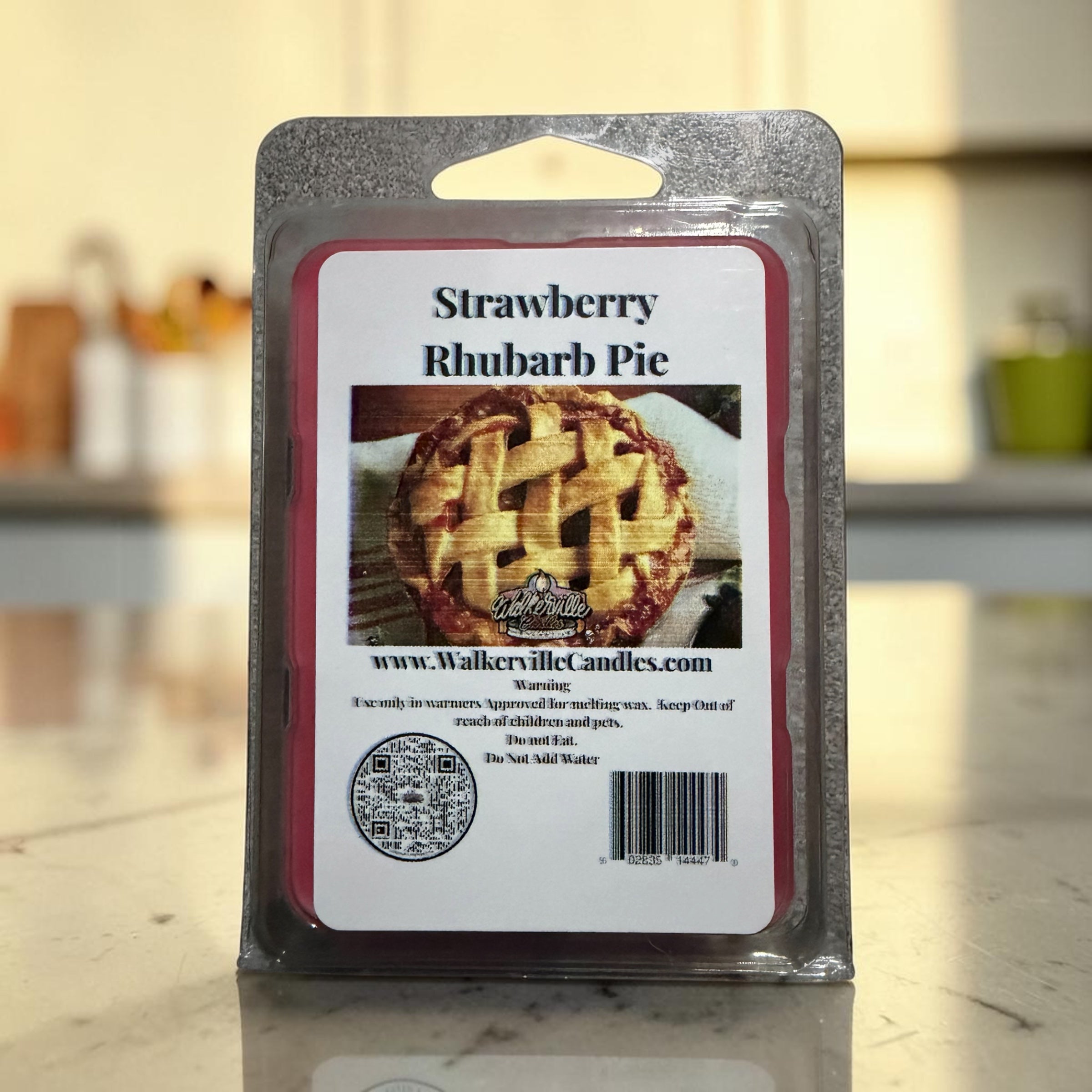 Strawberry Rhubarb Pie Wax Melt