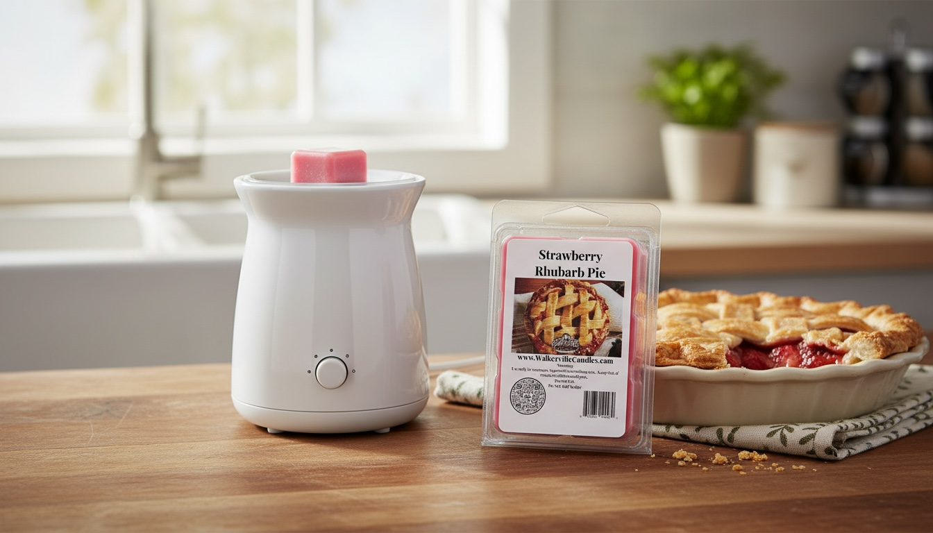 Strawberry Rhubarb Pie Wax Melt