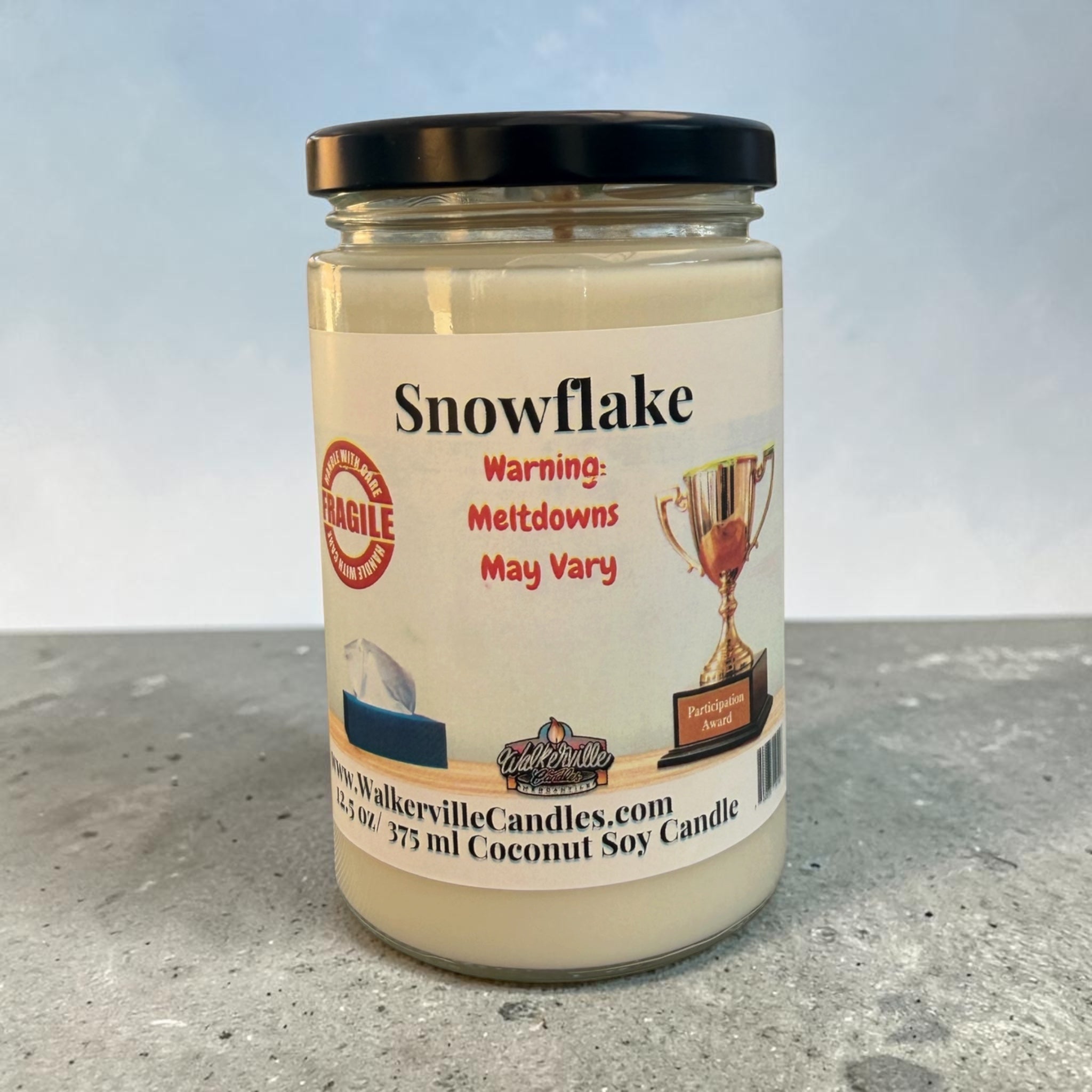 Snowflake Coconut Soy 12.5 oz/ 375 ml Candle