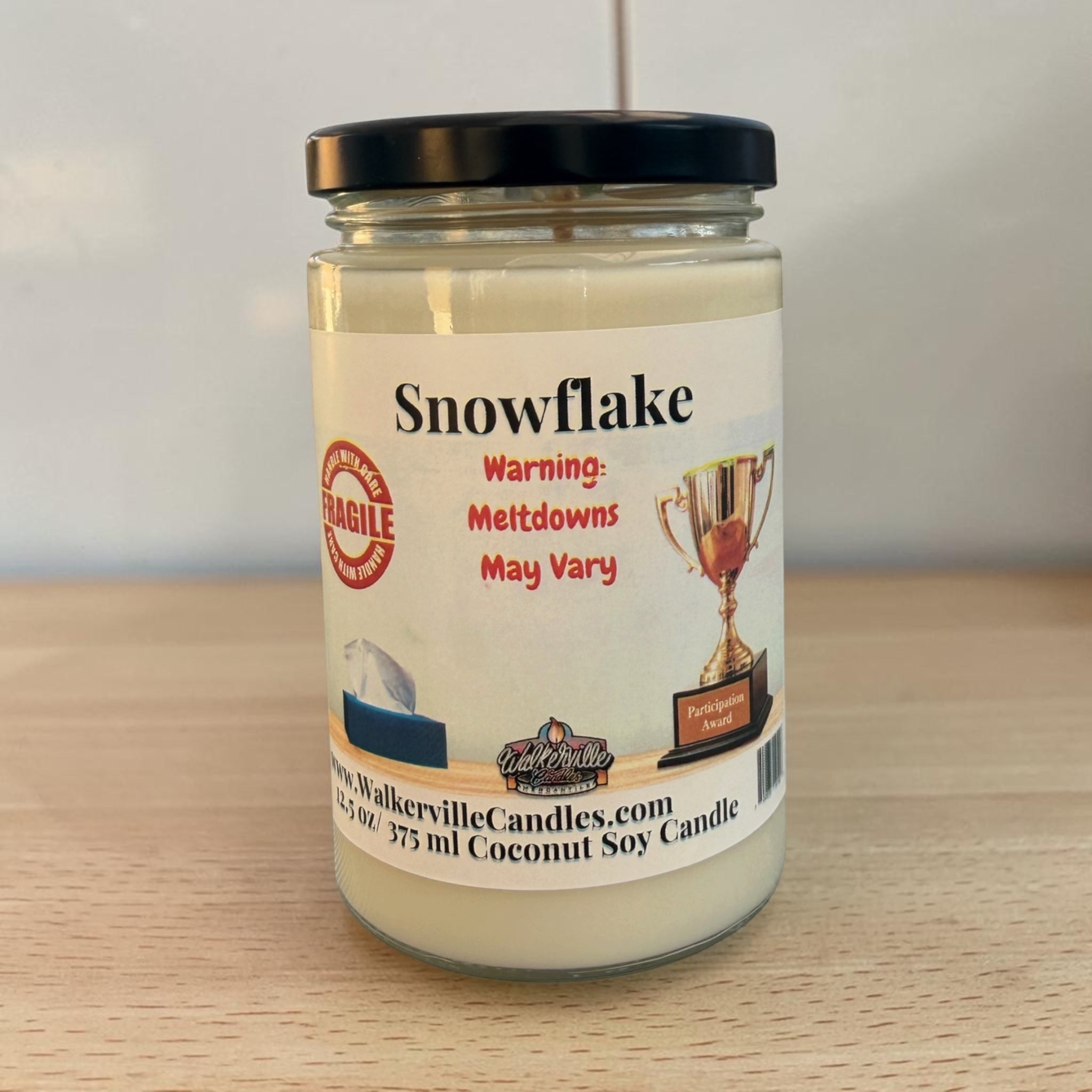 Snowflake Coconut Soy 12.5 oz/ 375 ml Candle