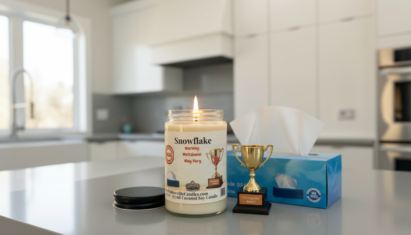 Snowflake Coconut Soy 12.5 oz/ 375 ml Candle