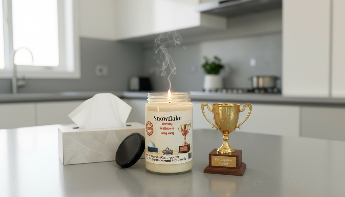 Snowflake Coconut Soy 12.5 oz/ 375 ml Candle