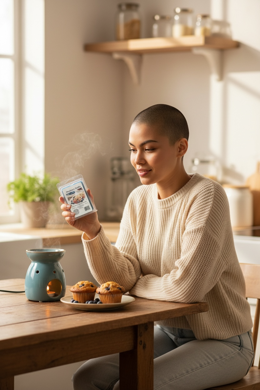 Blueberry Muffin Soy wax, Hand-poured, Eco-friendly Wax Melt