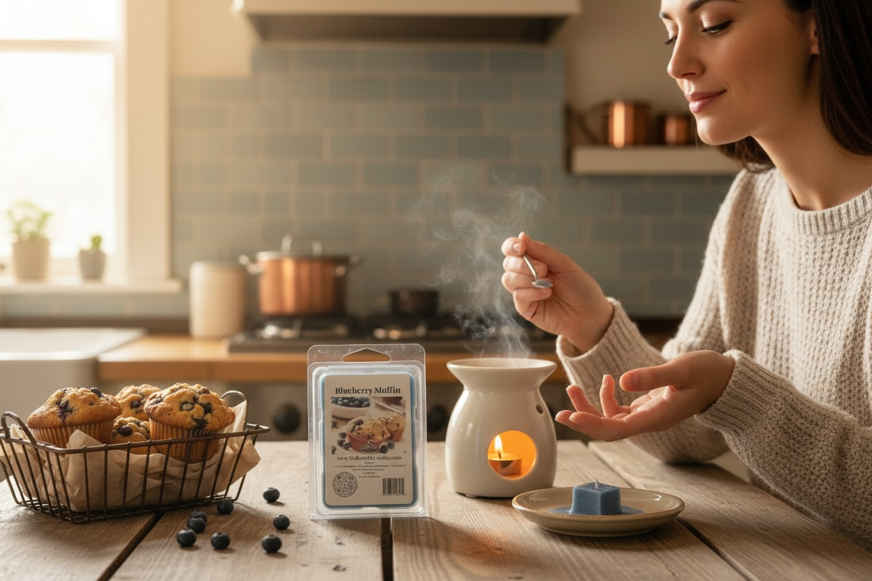 Blueberry Muffin Soy wax, Hand-poured, Eco-friendly Wax Melt