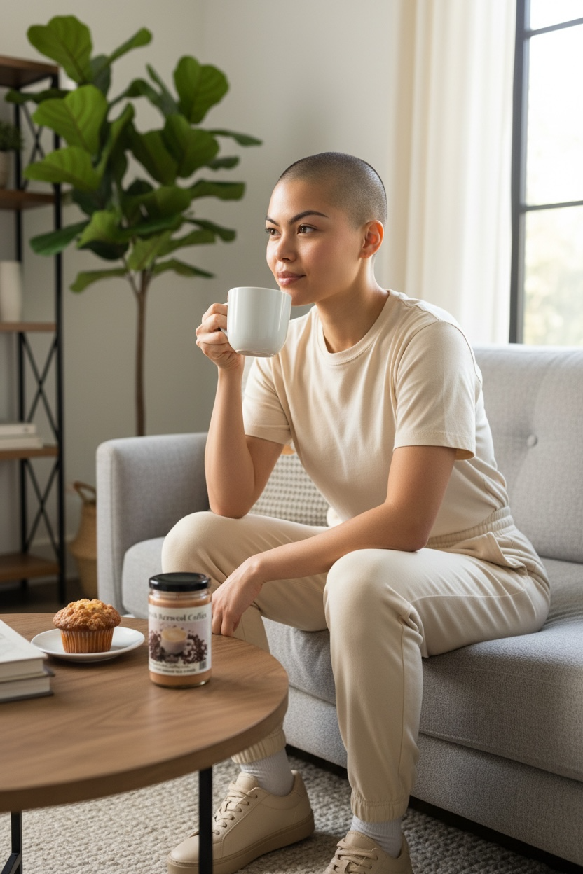 Fresh Brewed Coffee Coconut Soy 12 oz/ 355 ml Candle Hand-poured, Eco-friendly, Clean Burning Wood Wick