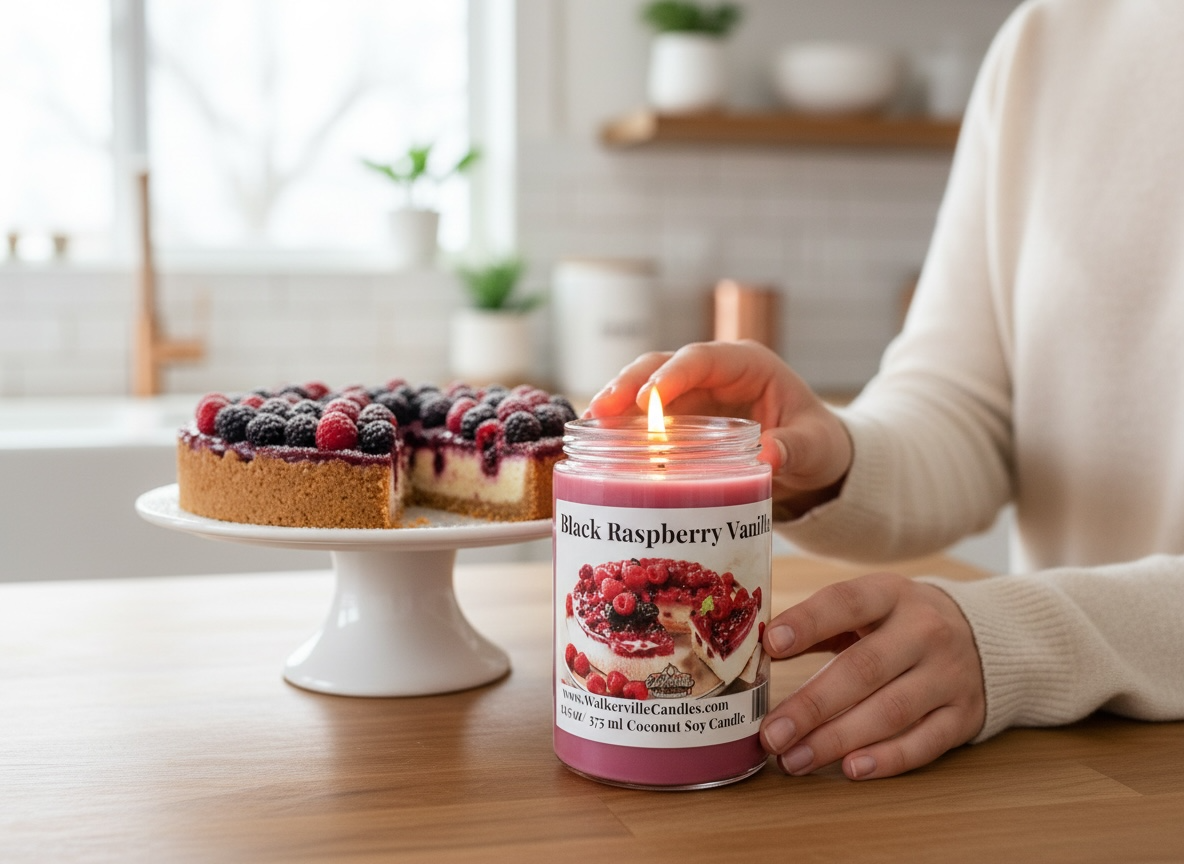 Black Raspberry Vanilla Coconut Soy 12.5 oz/ 375 ml Candle