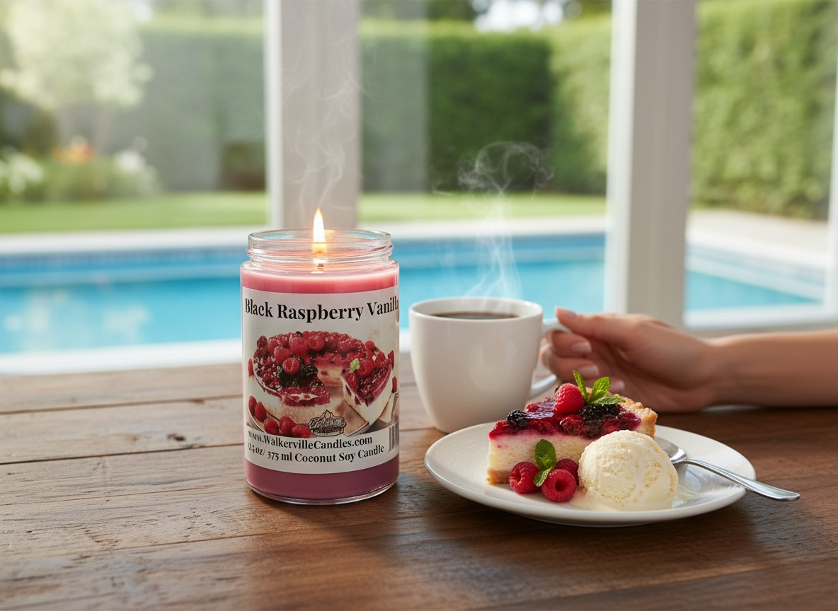 Black Raspberry Vanilla Coconut Soy 12.5 oz/ 375 ml Candle