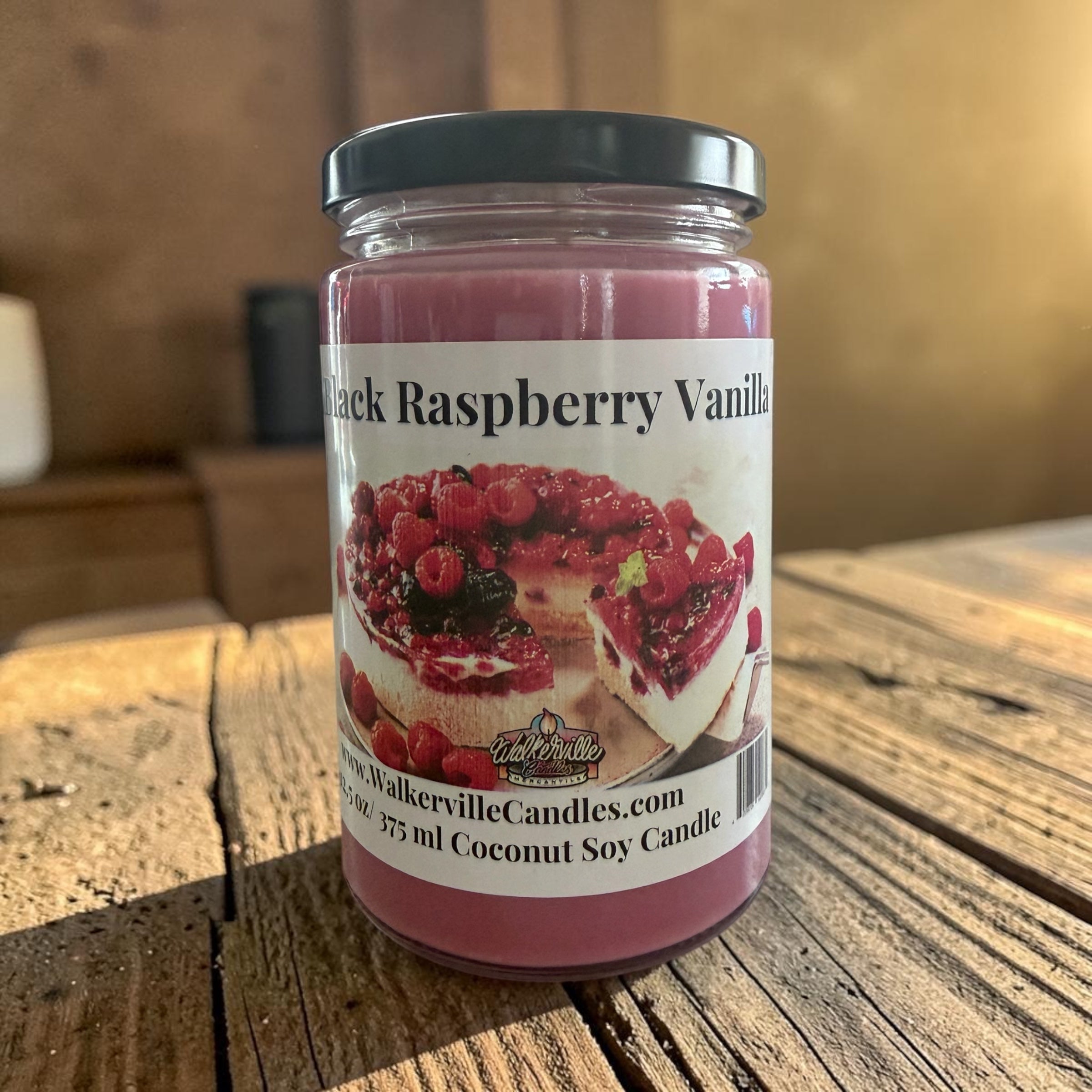 Black Raspberry Vanilla Coconut Soy 12.5 oz/ 375 ml Candle