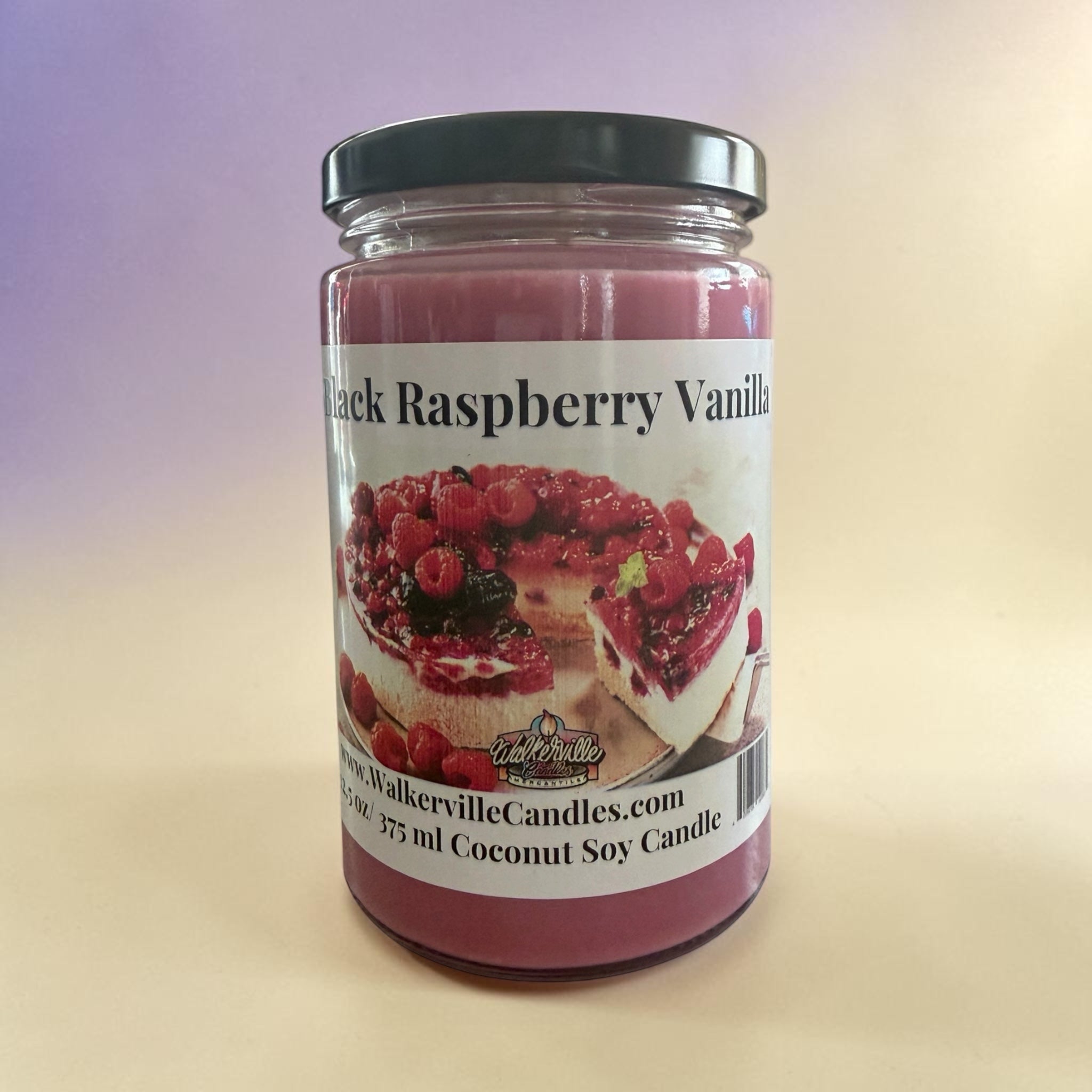 Black Raspberry Vanilla Coconut Soy 12.5 oz/ 375 ml Candle
