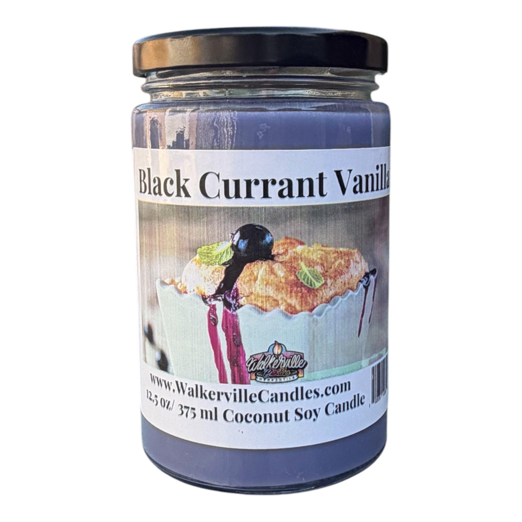 Black Currant Vanilla Coconut Soy 12.5 oz/ 375 ml Candle