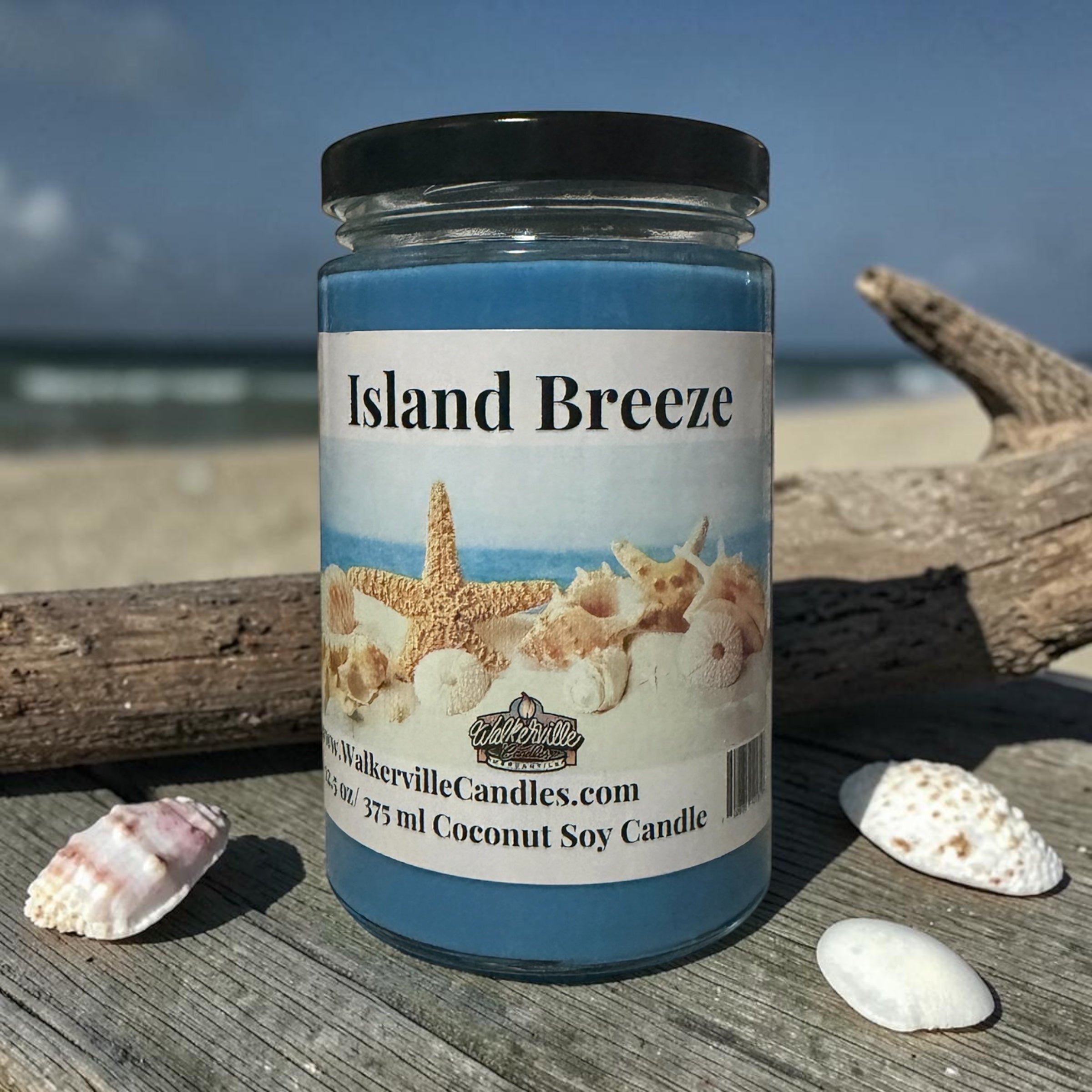 Island Breeze Coconut Soy 12.5 oz/ 375 ml Candle