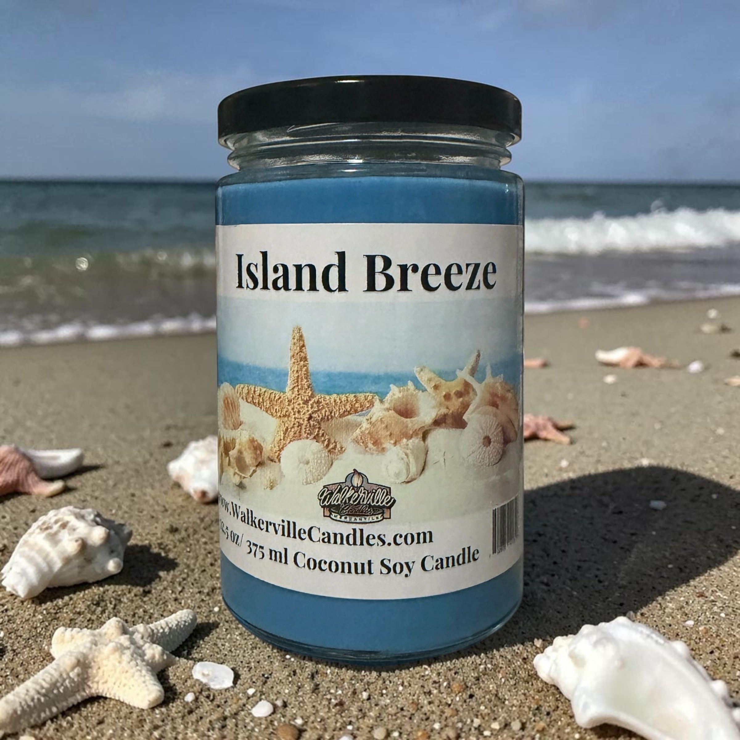 Island Breeze Coconut Soy 12.5 oz/ 375 ml Candle