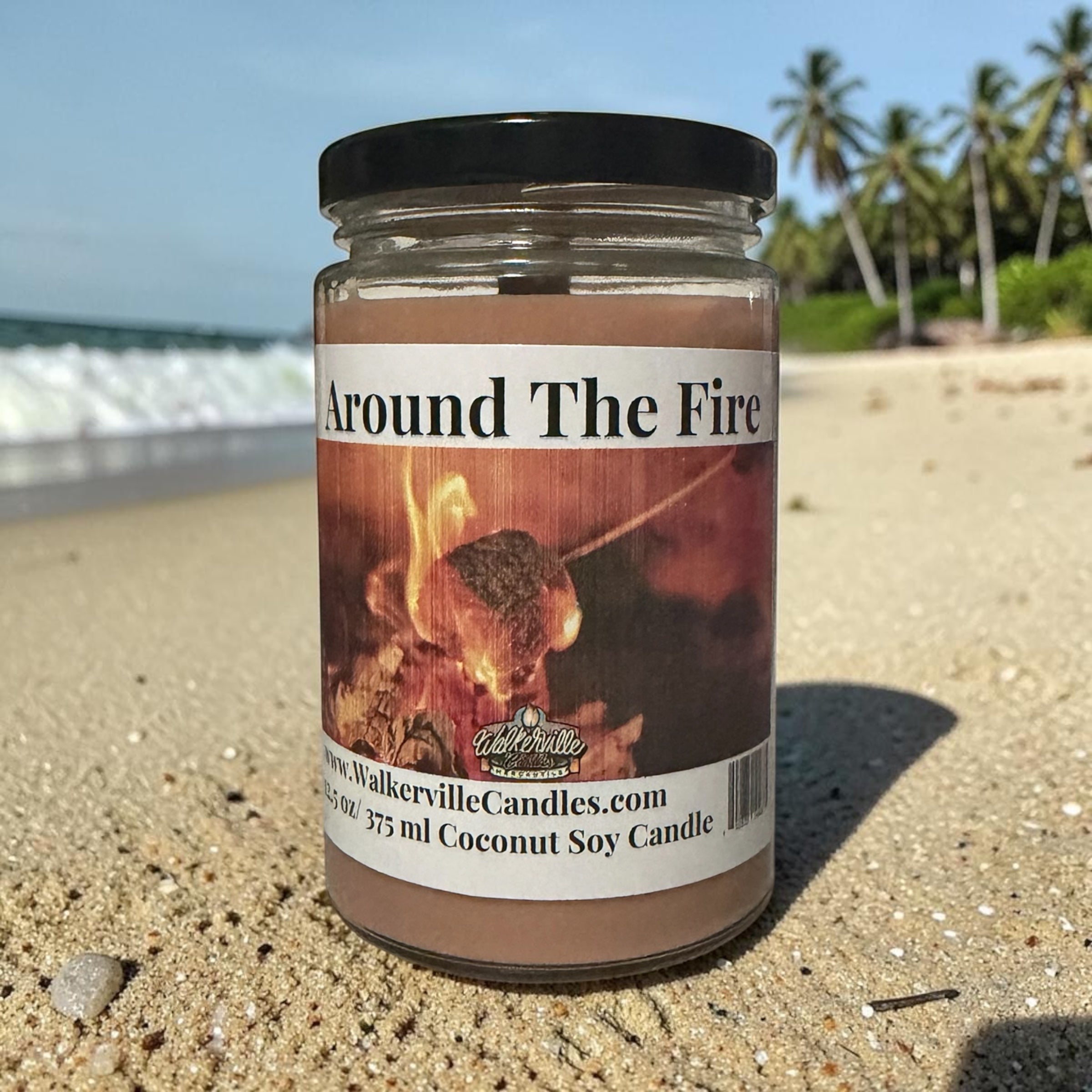 Around The Fire Coconut Soy 12.5 oz/ 375 ml Candle