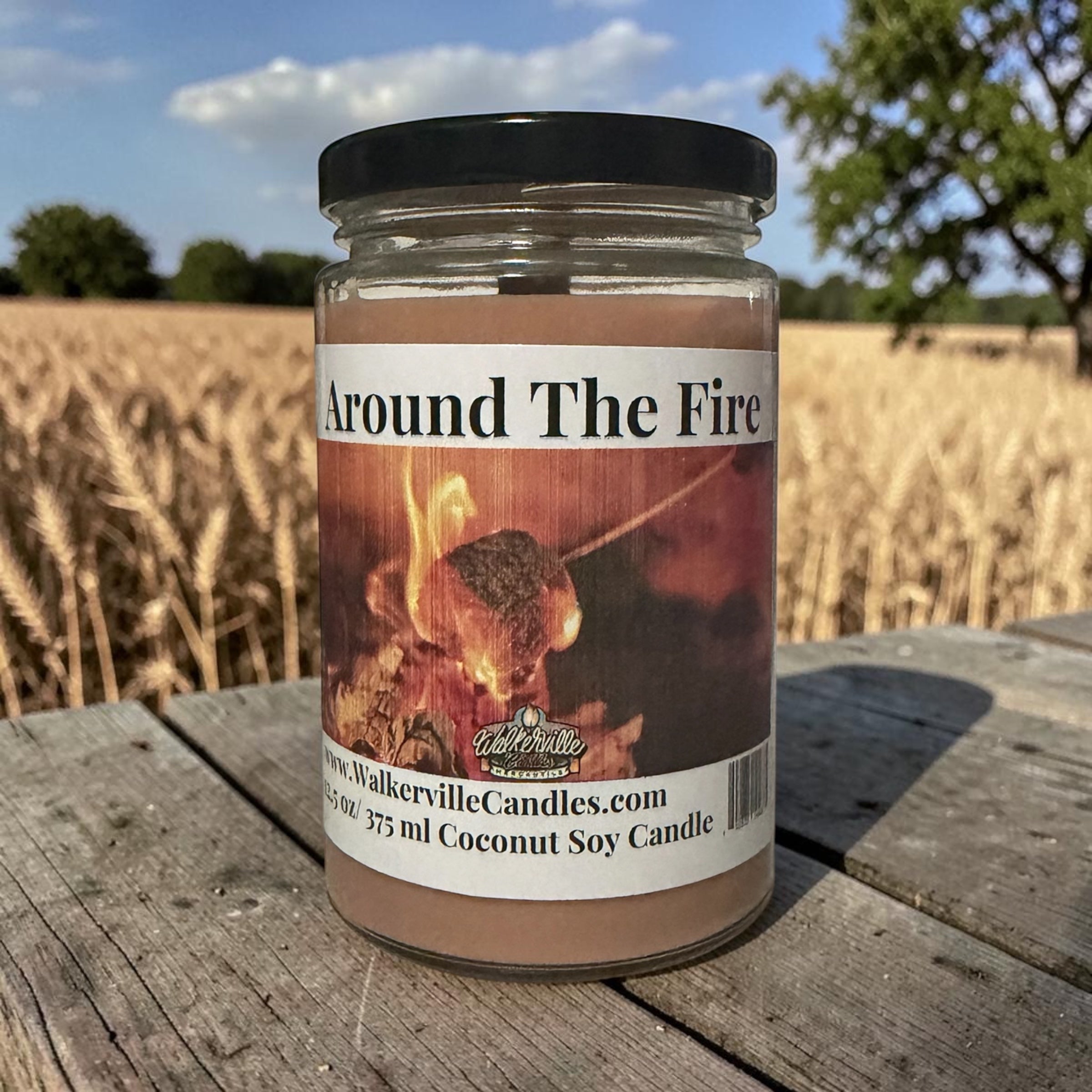 Around The Fire Coconut Soy 12.5 oz/ 375 ml Candle