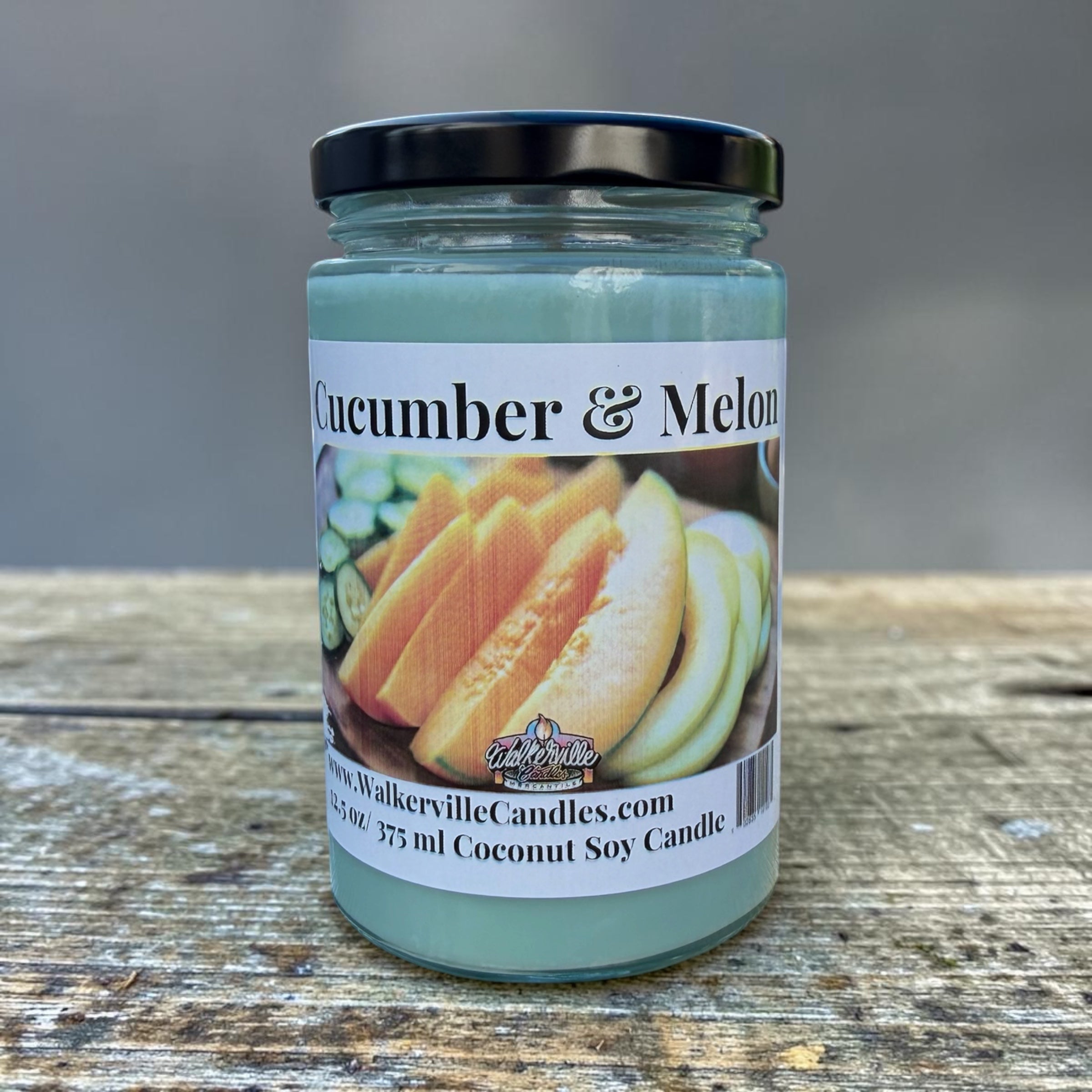 Cucumber & Melon Coconut Soy 12.5 oz/ 375 ml Candle