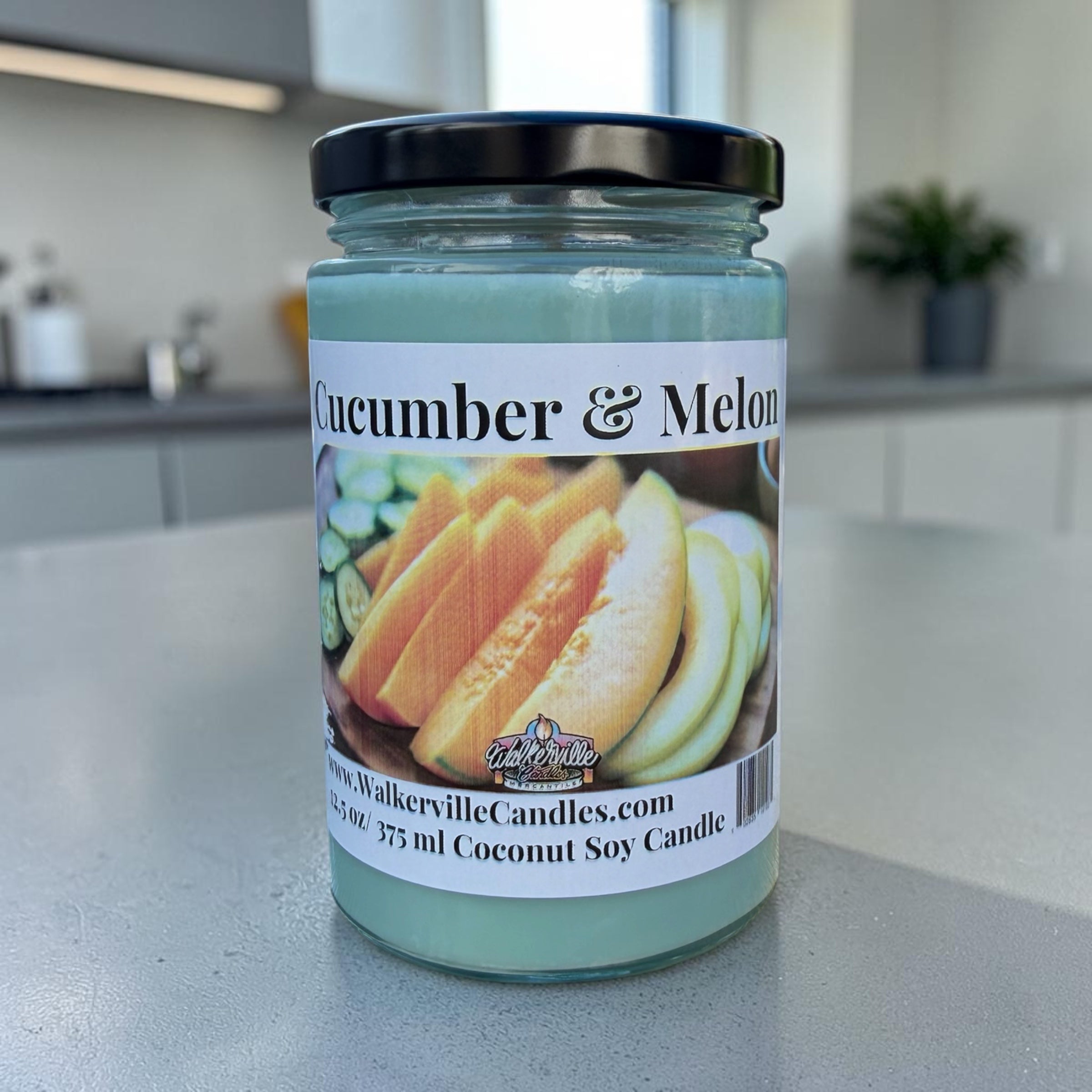 Cucumber & Melon Coconut Soy 12.5 oz/ 375 ml Candle