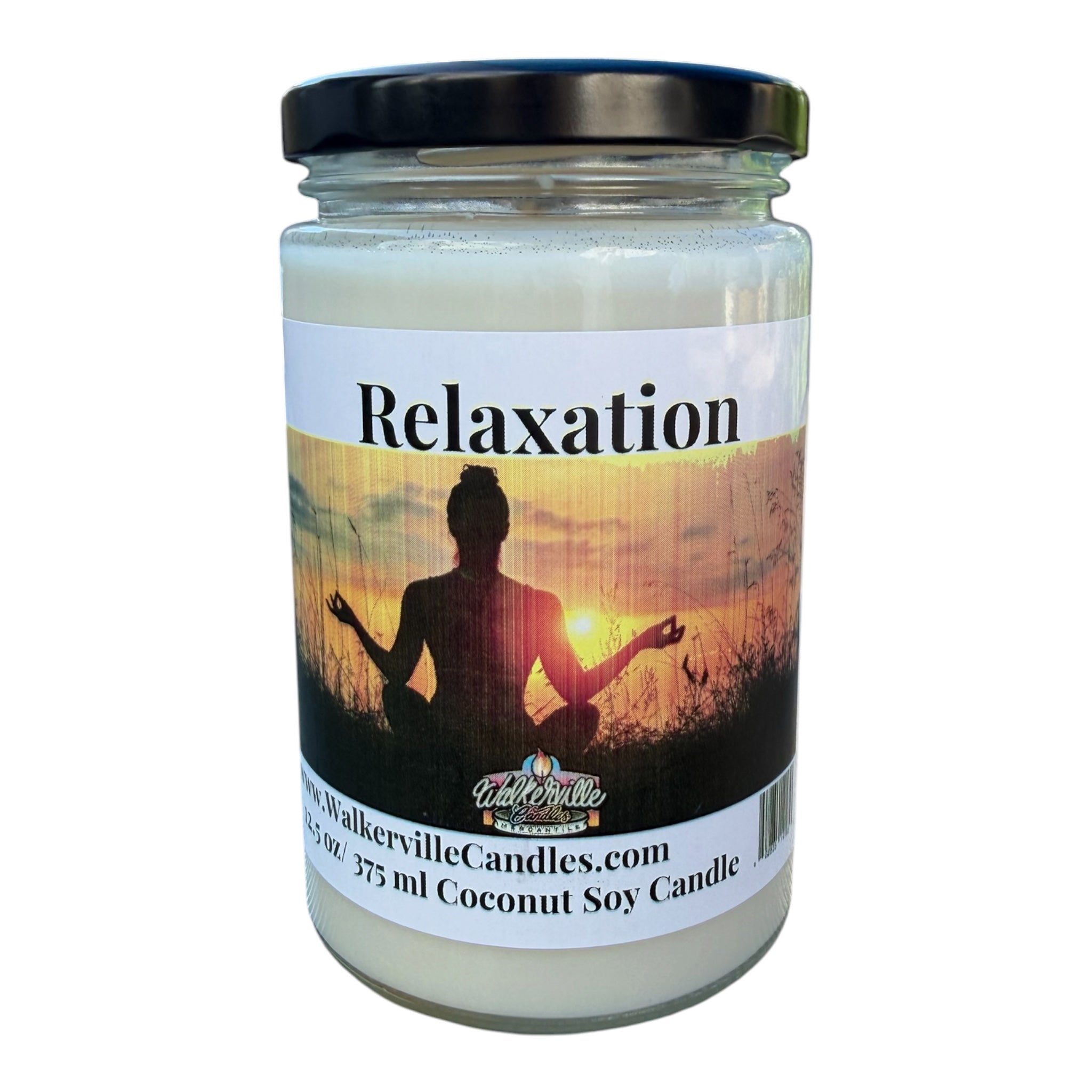 Relaxation Coconut Soy 12.5 oz/ 375 ml Candle Wood Wick