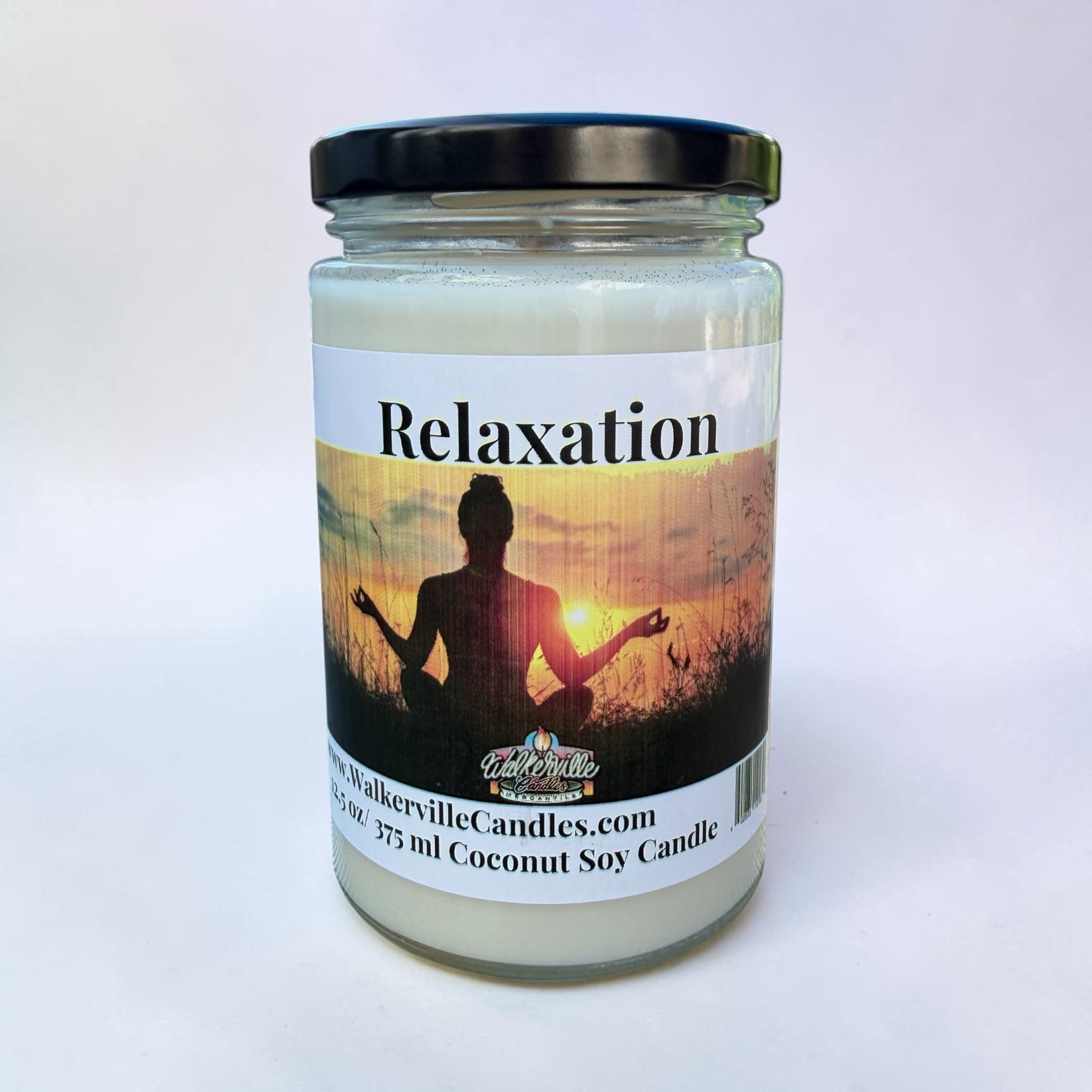 Relaxation Coconut Soy 12.5 oz/ 375 ml Candle Wood Wick