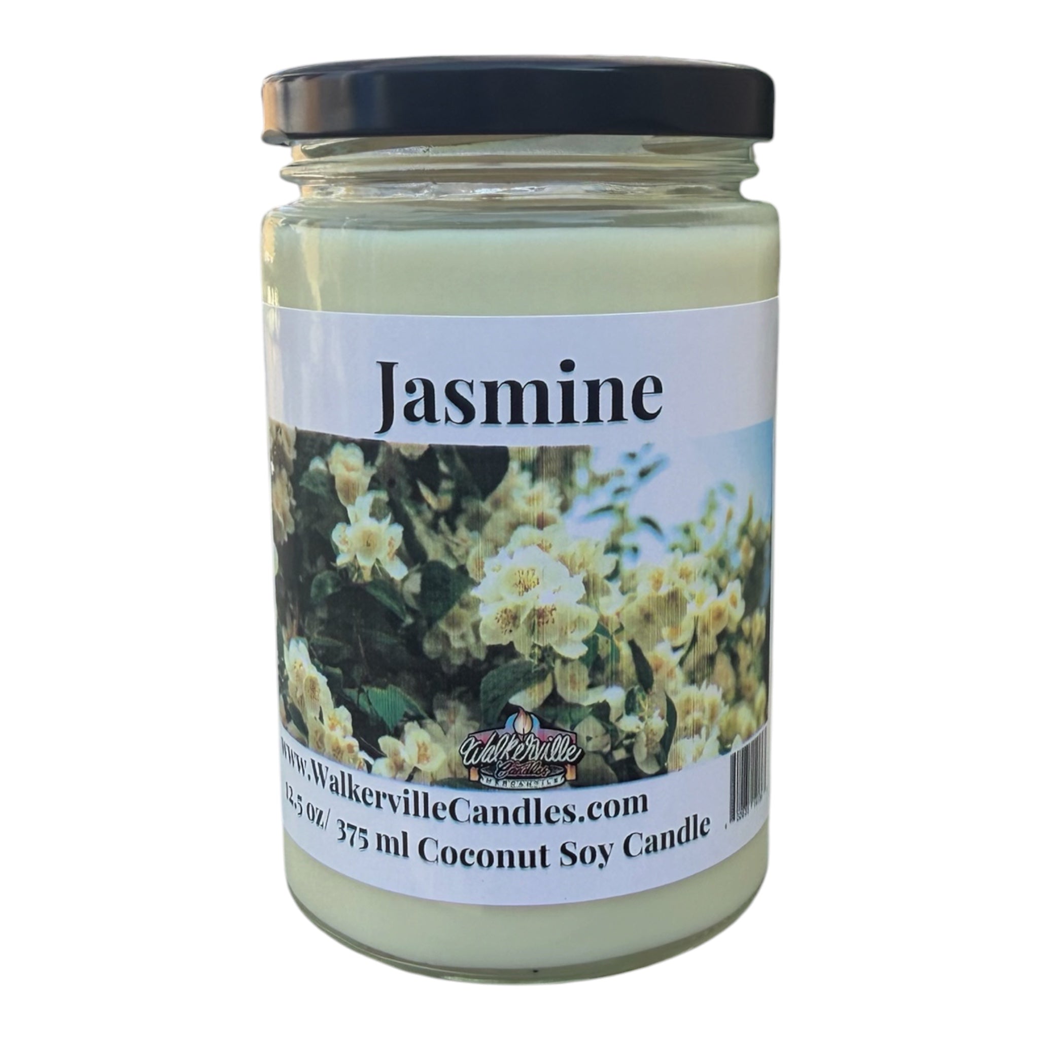 Jasmine Coconut Soy 12.5 oz/ 375 ml Candle Wood Wick