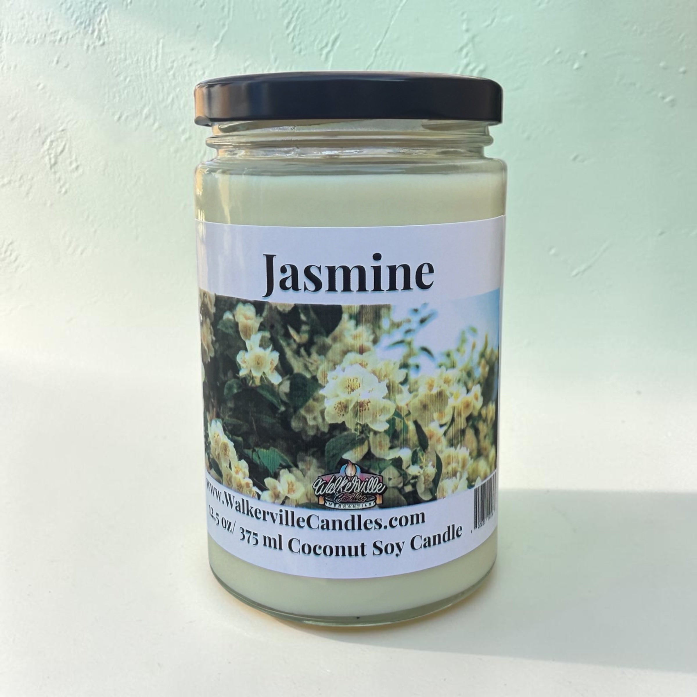 Jasmine Coconut Soy 12.5 oz/ 375 ml Candle Wood Wick