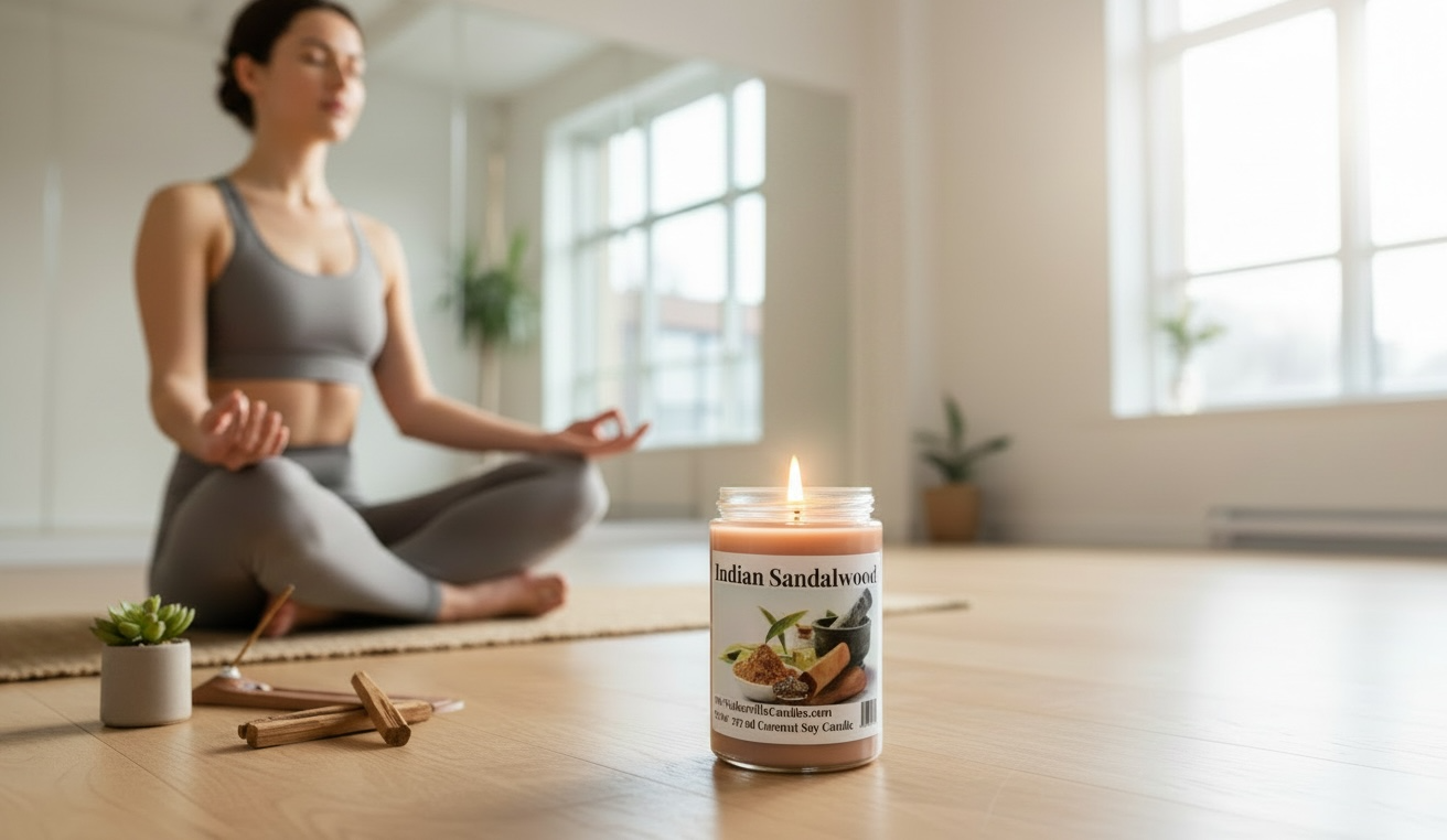 Indian Sandalwood Coconut Soy 12.5 oz/ 375 ml Candle