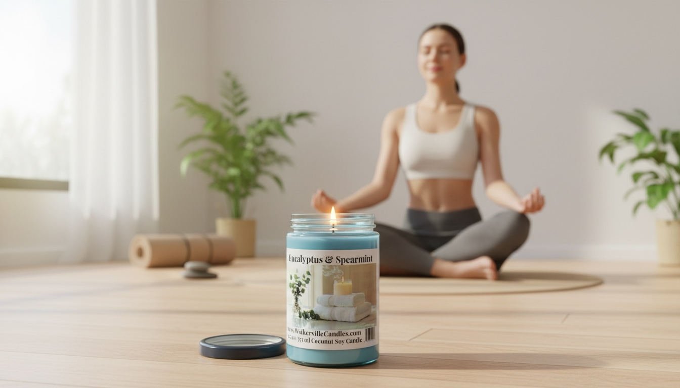 Eucalyptus & Spearmint Coconut Soy 12.5 oz/ 375 ml Candle