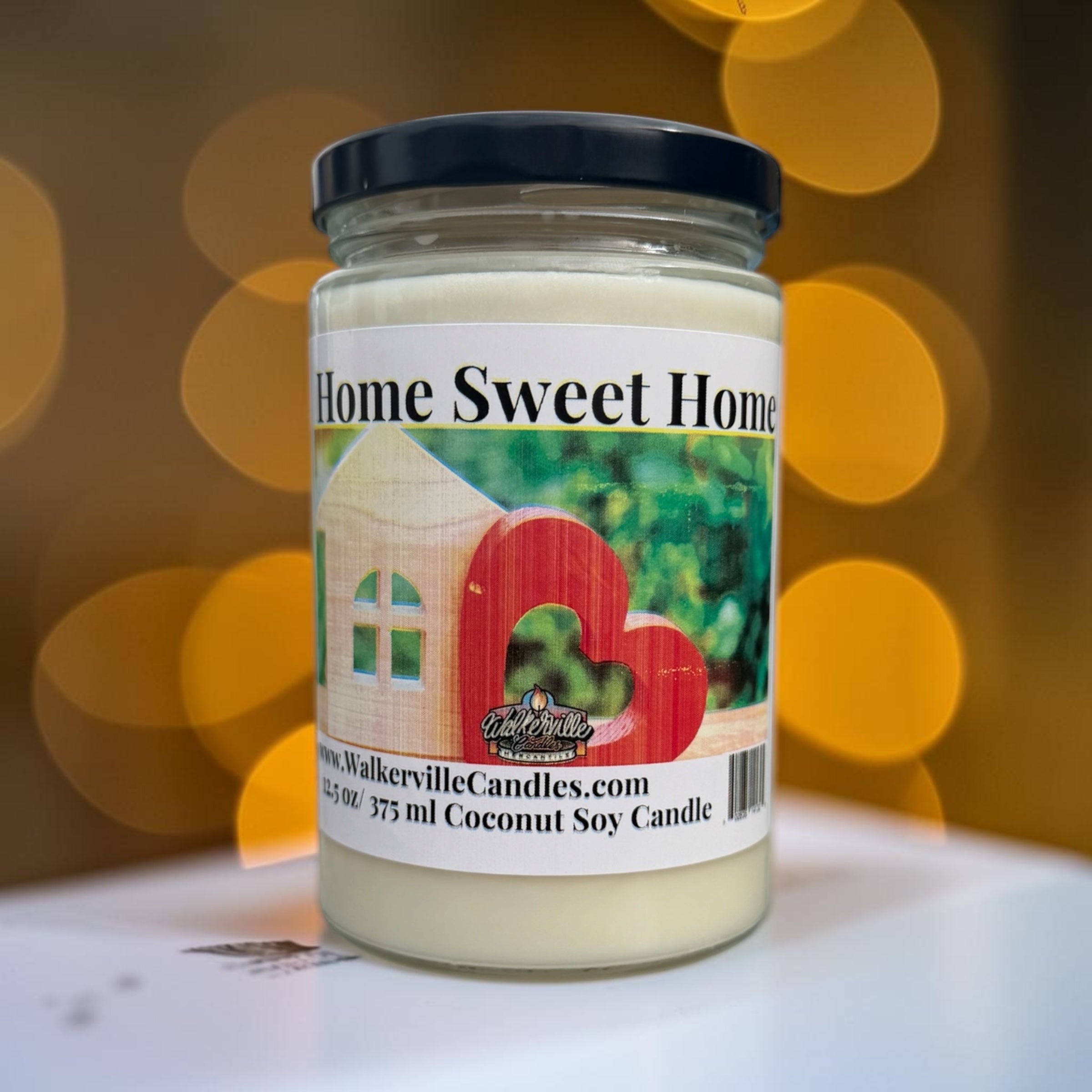Home Sweet Home Coconut Soy 12.5 oz/ 375 ml Candle Wood Wick