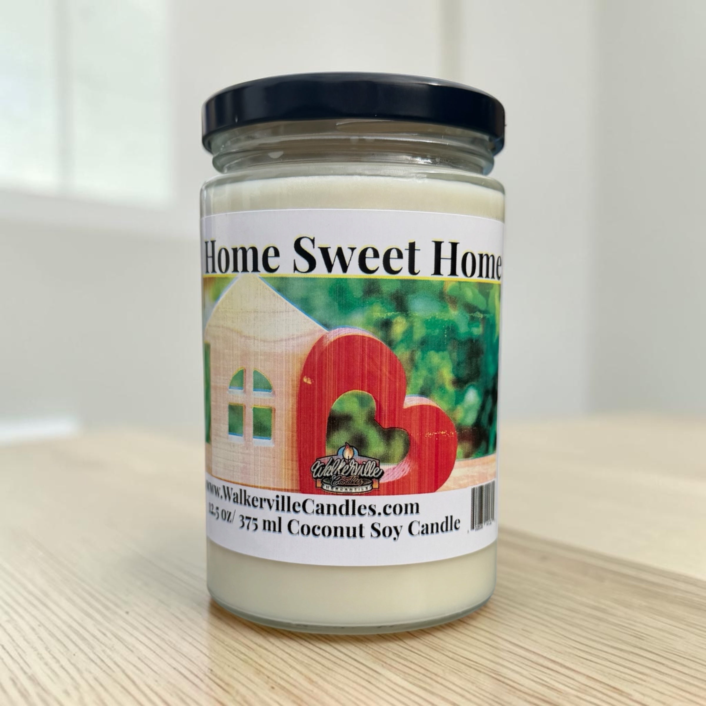 Home Sweet Home Coconut Soy 12.5 oz/ 375 ml Candle Wood Wick