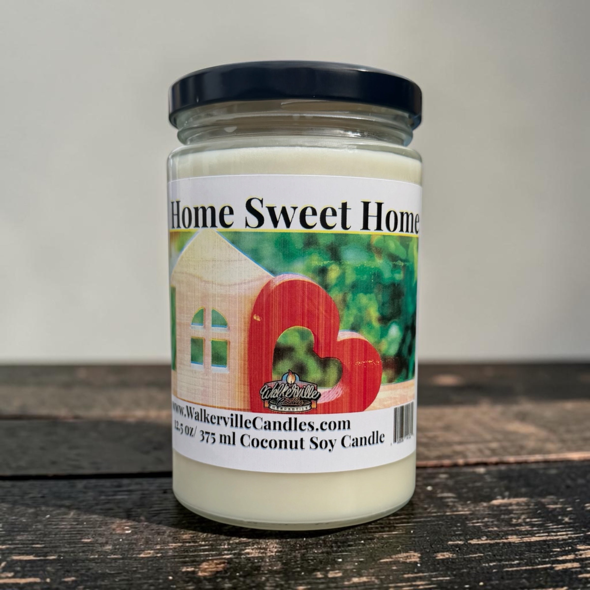 Home Sweet Home Coconut Soy 12.5 oz/ 375 ml Candle Wood Wick