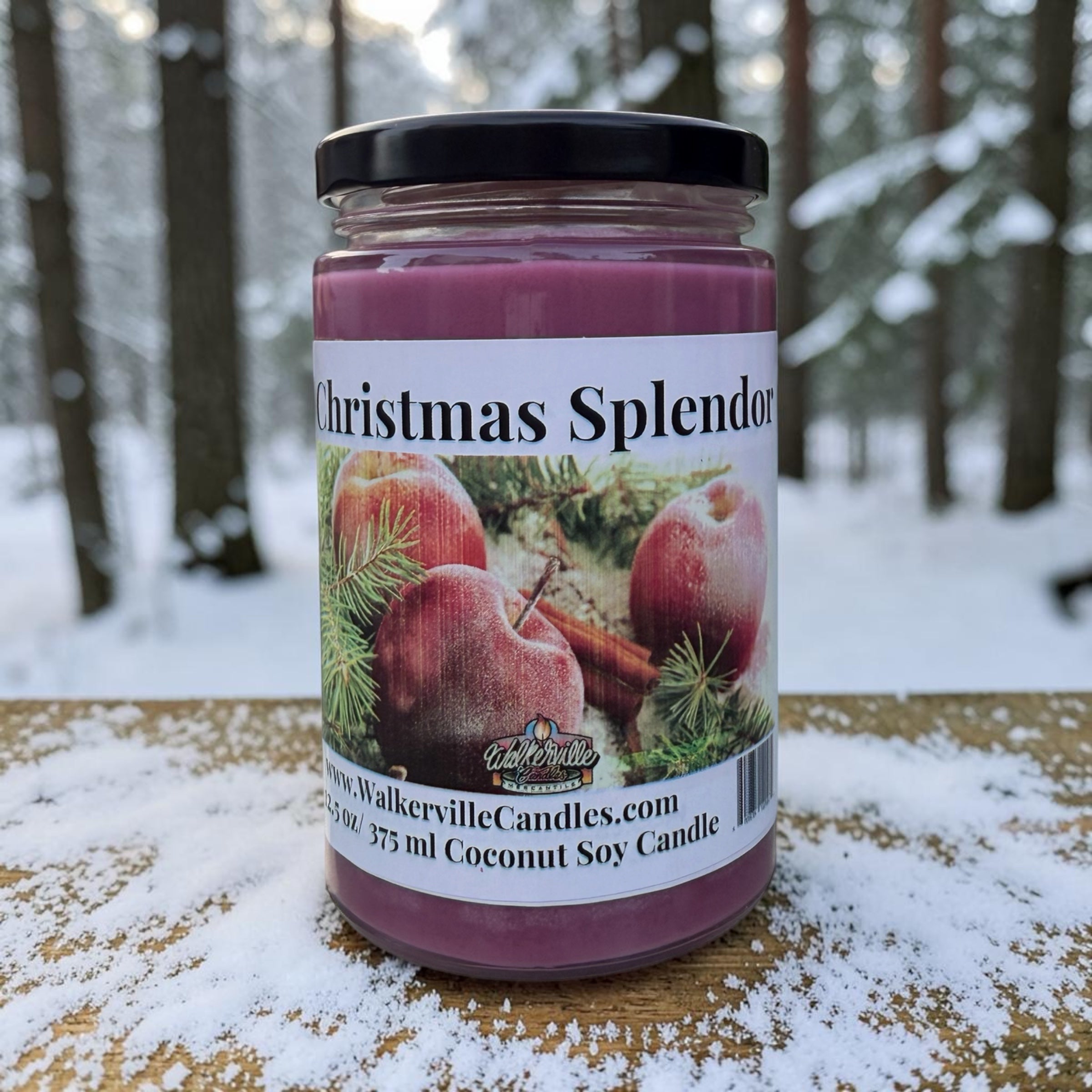 Christmas Splendor Coconut Soy 12.5 oz/ 375 ml Candle