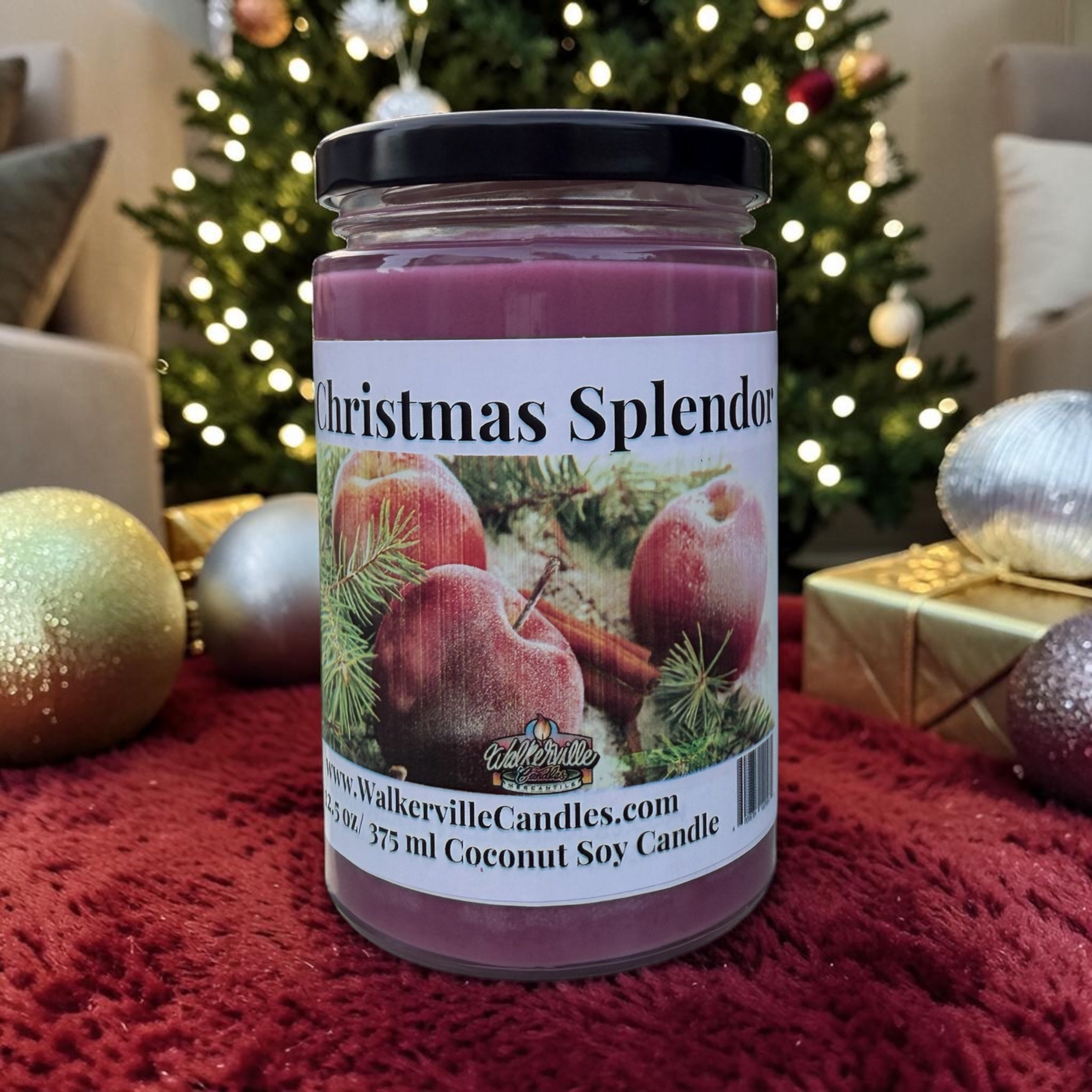 Christmas Splendor Coconut Soy 12.5 oz/ 375 ml Candle