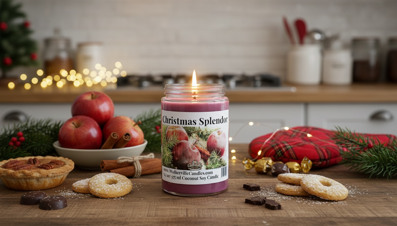 Christmas Splendor Coconut Soy 12.5 oz/ 375 ml Candle
