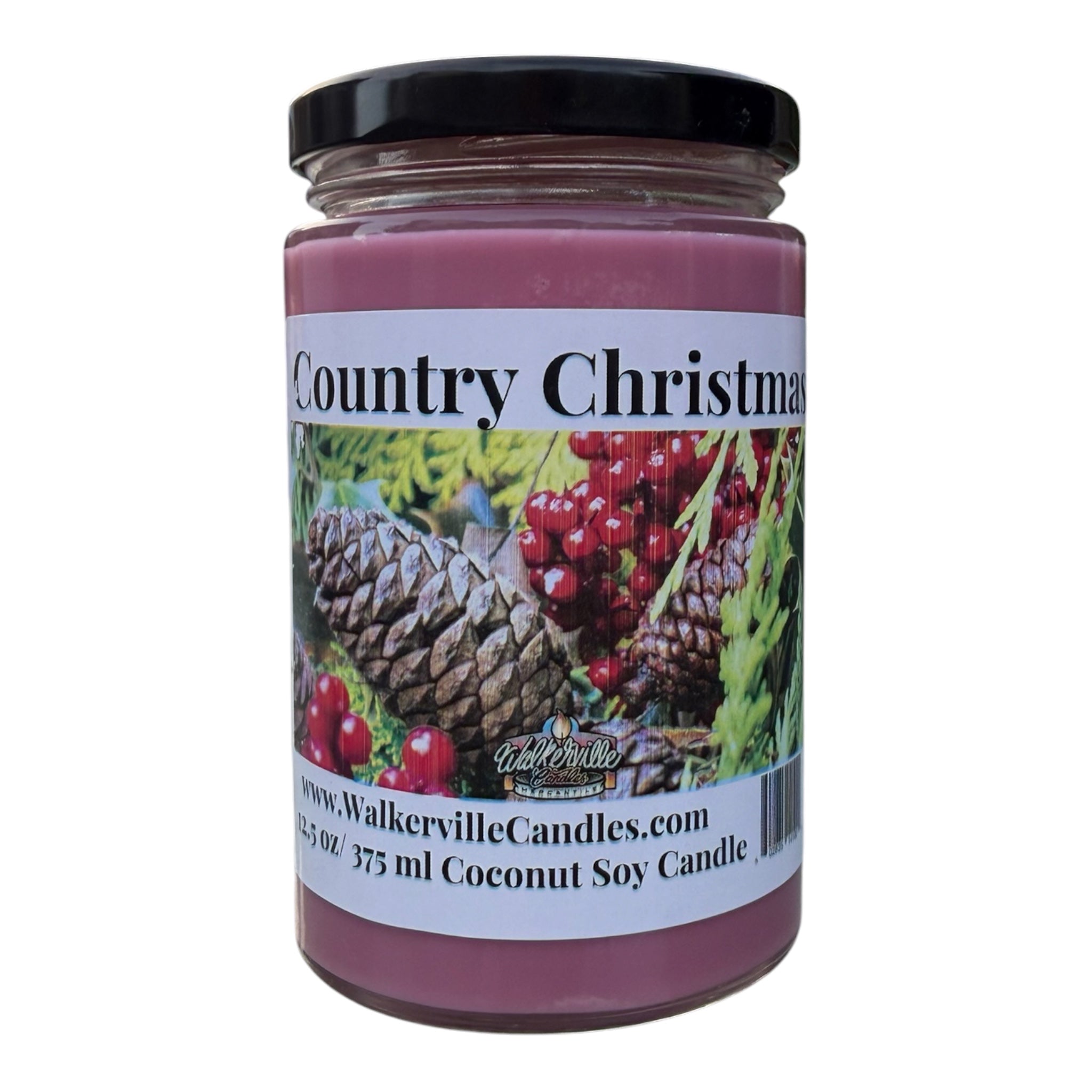 Country Christmas Coconut Soy 12.5 oz/ 375 ml Candle